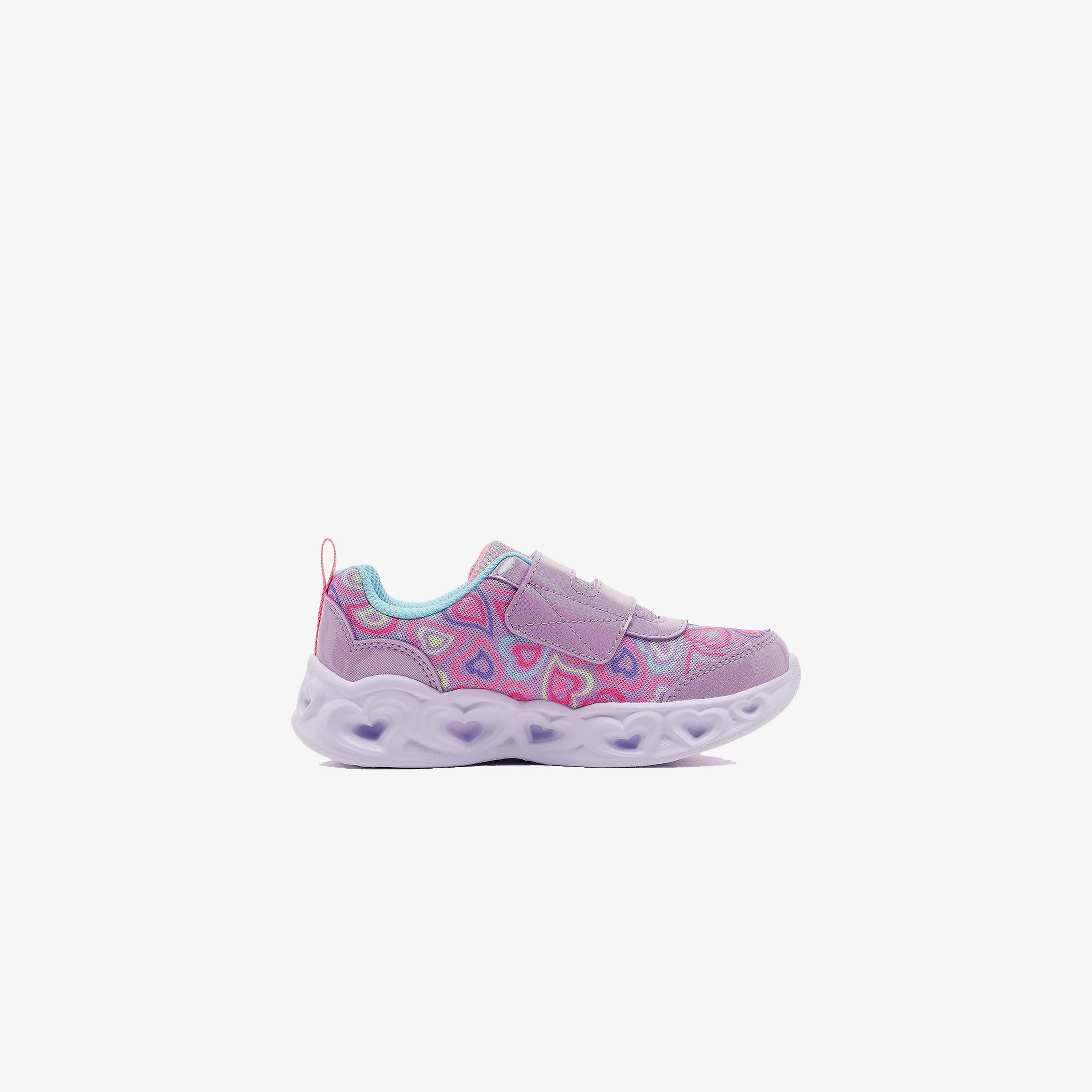 Skechers Heart Lights Boogie Land Çocuk Mor Işıklı Spor Ayakkabı