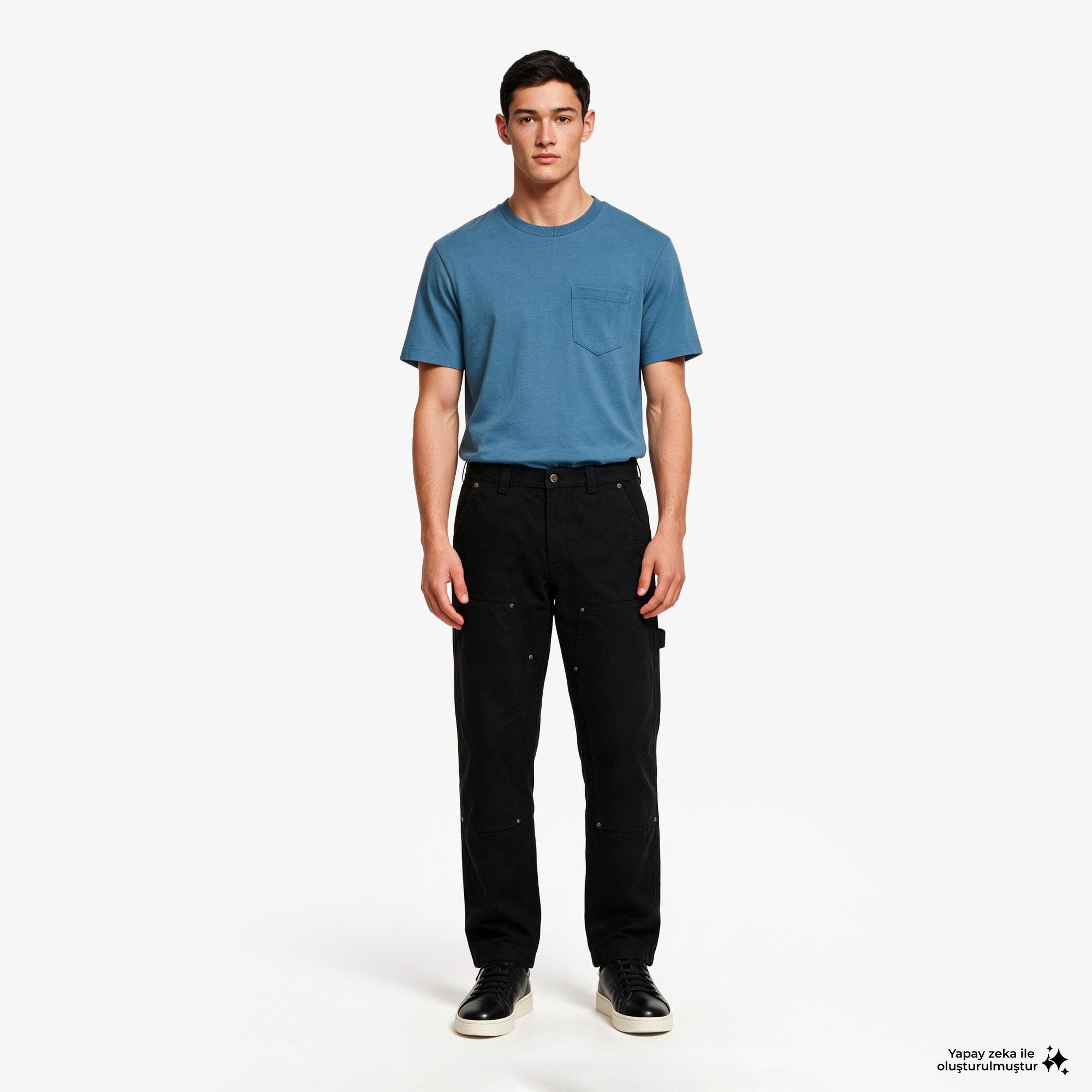 Hugo Boss Nestite Erkek Mavi T-Shirt
