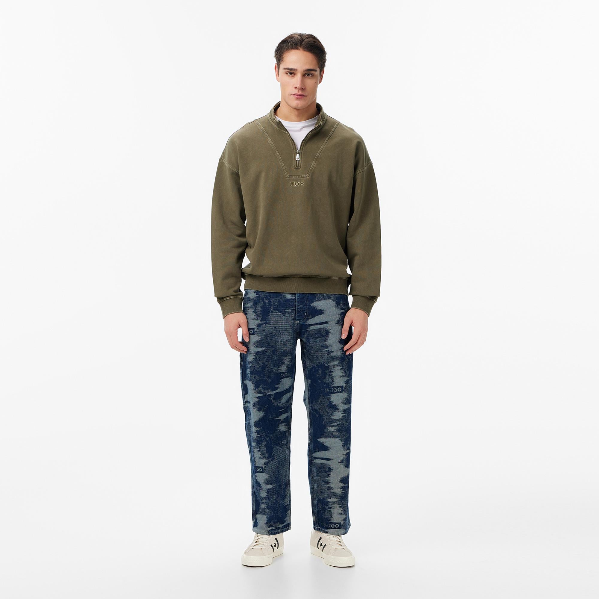 Hugo Carpenter Slim Fit Erkek Mavi Pantolon