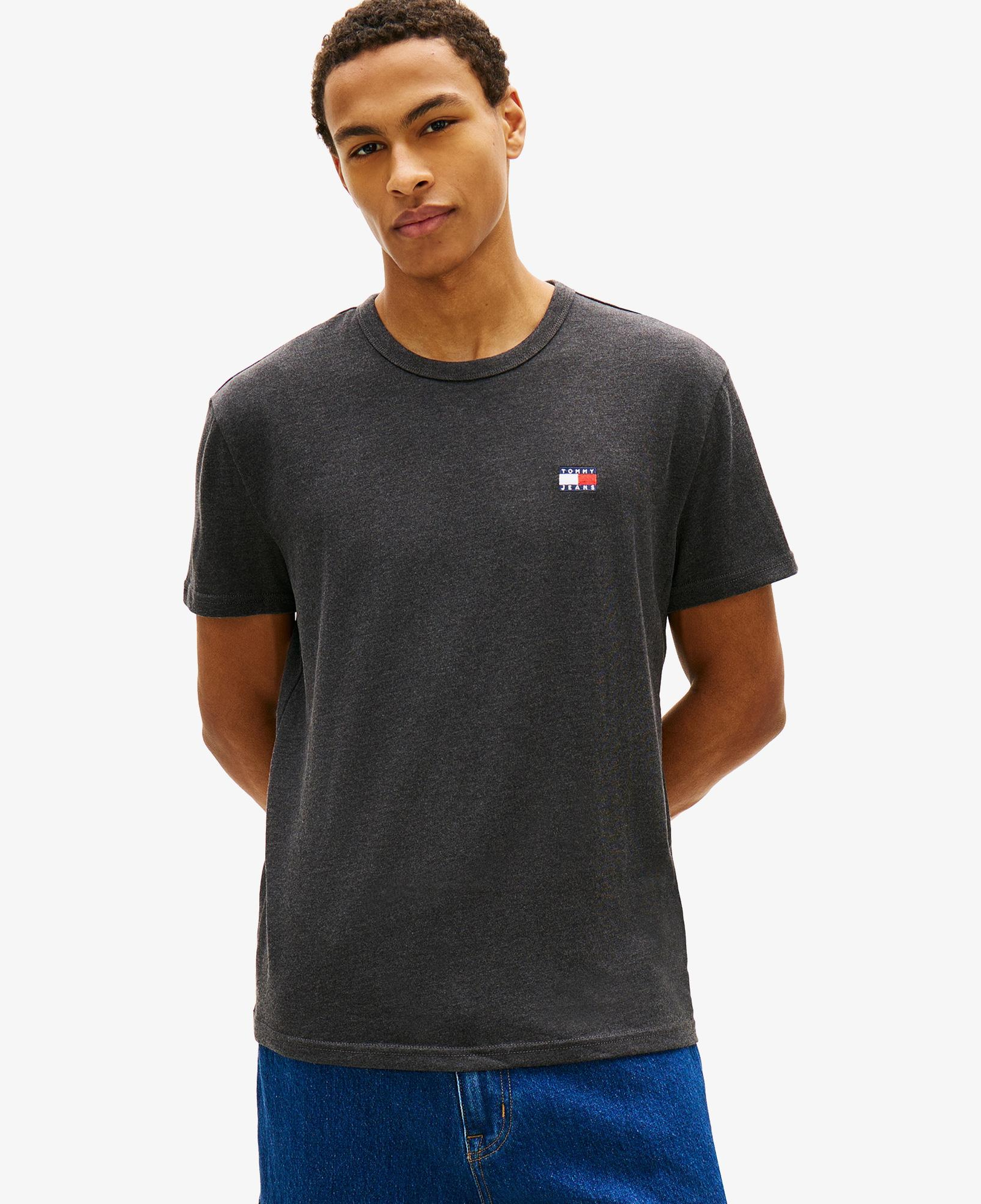 Tommy Hilfiger Regular Badge Erkek Siyah T-Shirt