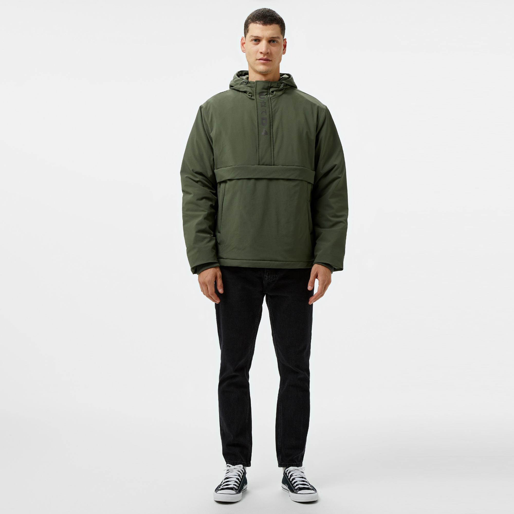 UNITED4 Ribstop Anorak Erkek Haki Mont