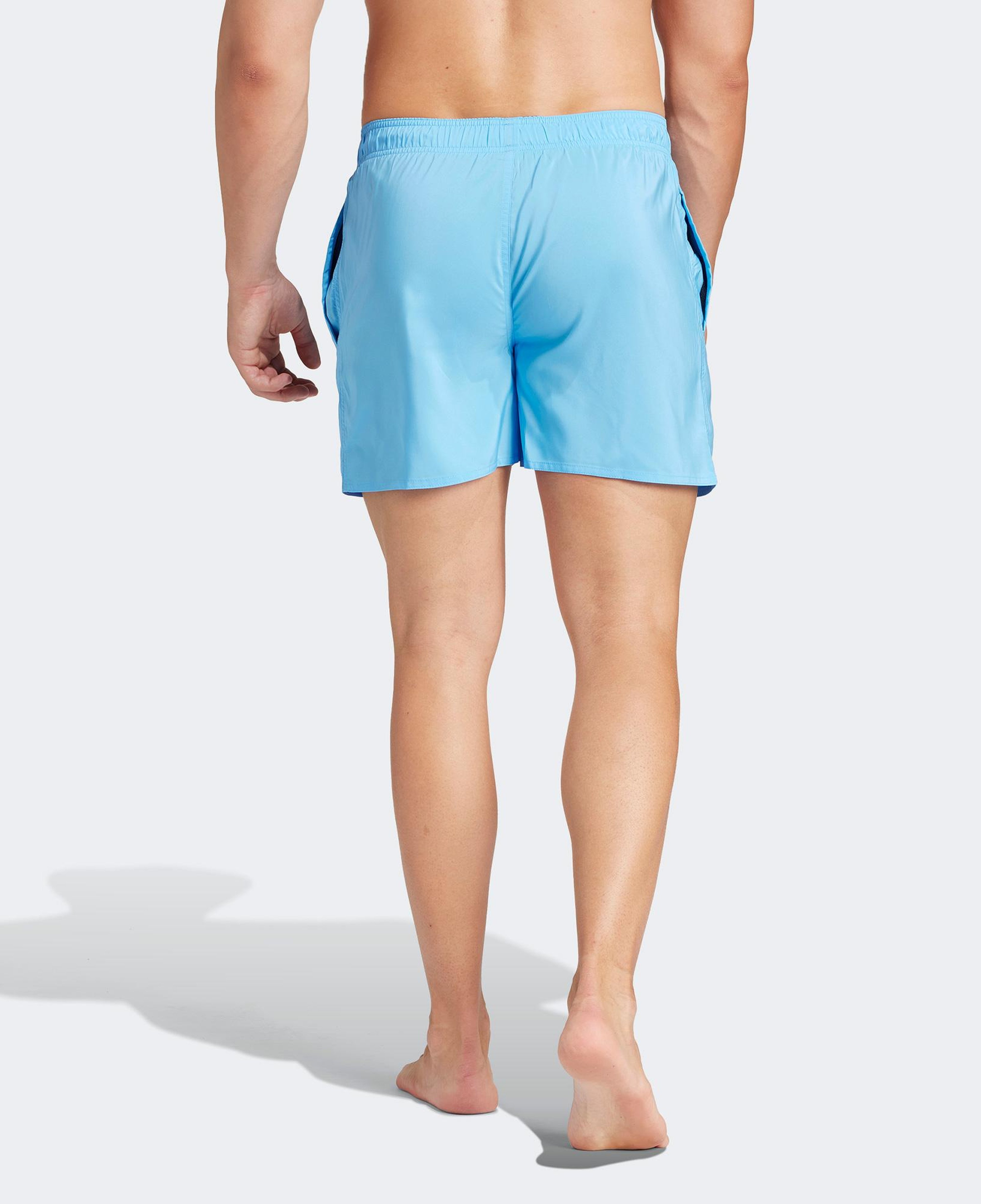 adidas Solid CLX Classic Length Erkek Mavi Deniz Şortu