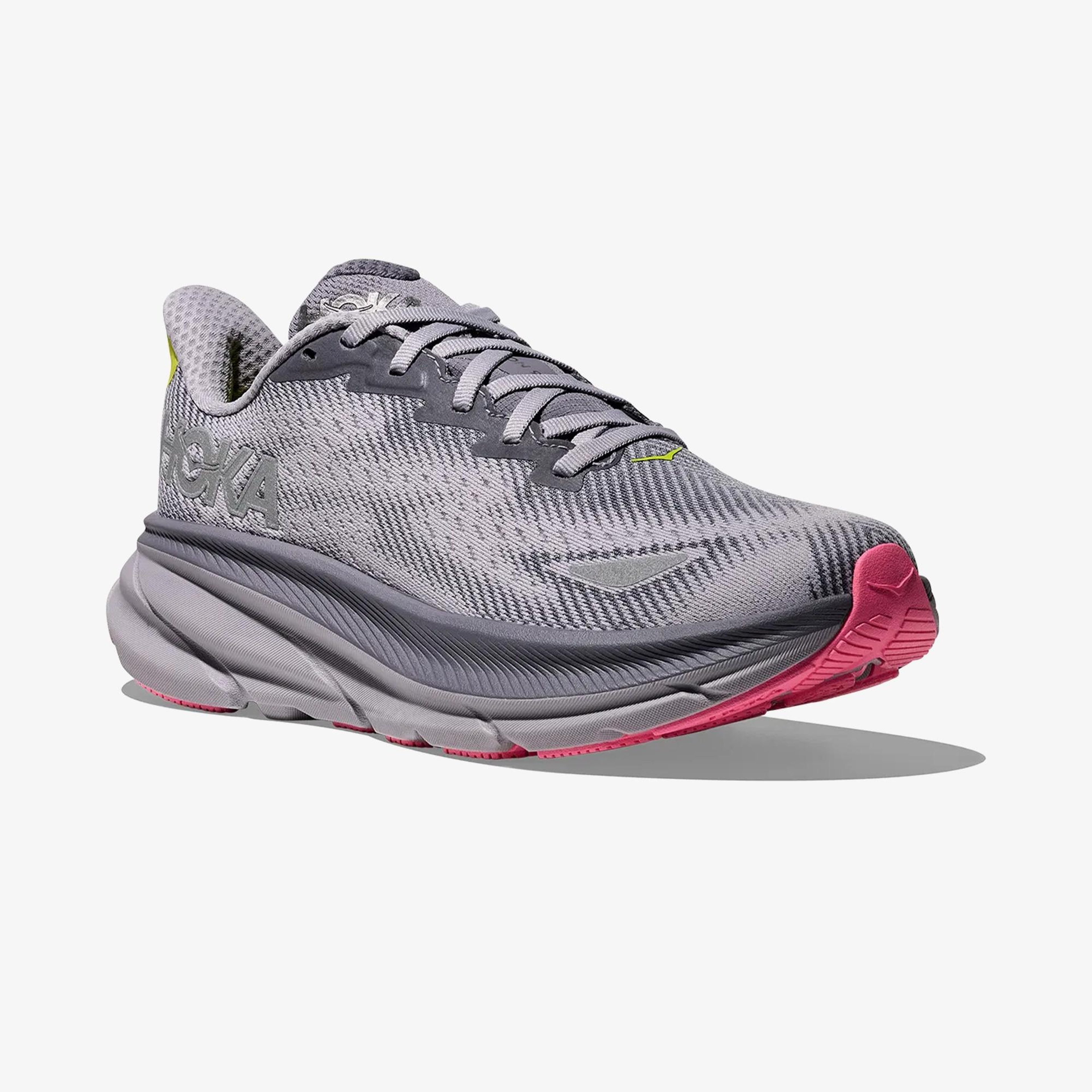 Hoka Clifton 9 Gore-Tex Kadın Gri Yol Koşusu Ayakkabısı