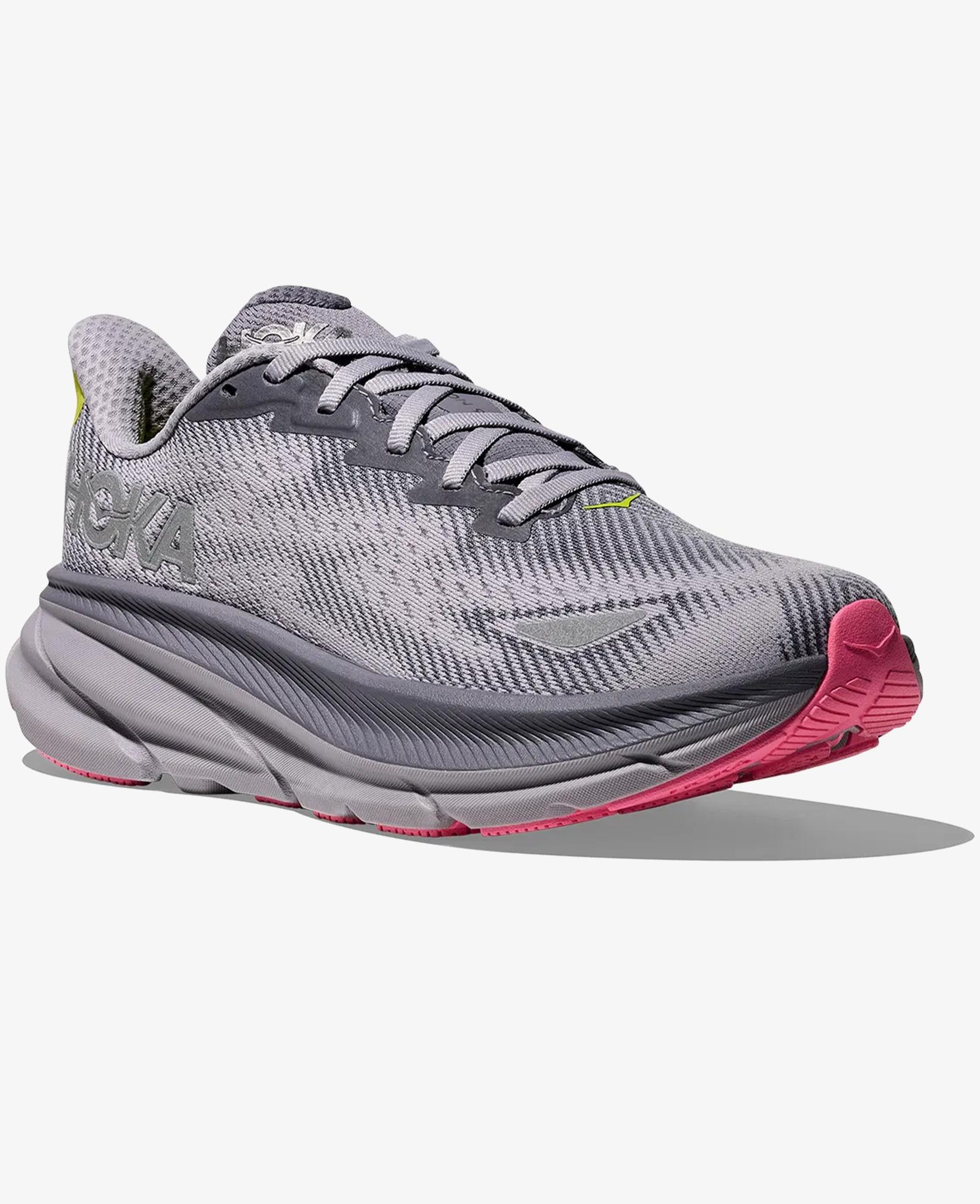 Hoka Clifton 9 Gore-Tex Kadın Gri Yol Koşusu Ayakkabısı