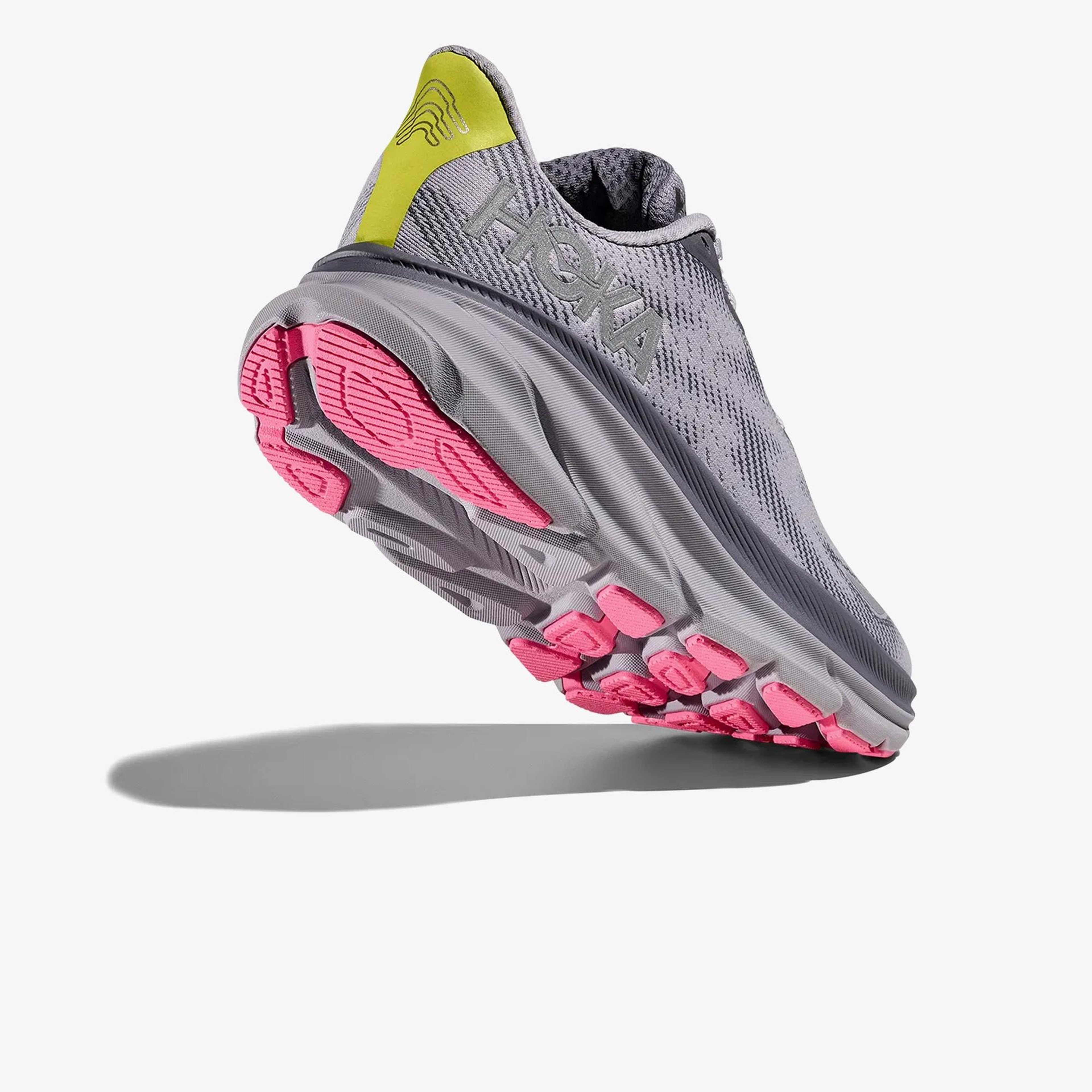 Hoka Clifton 9 Gore-Tex Kadın Gri Yol Koşusu Ayakkabısı