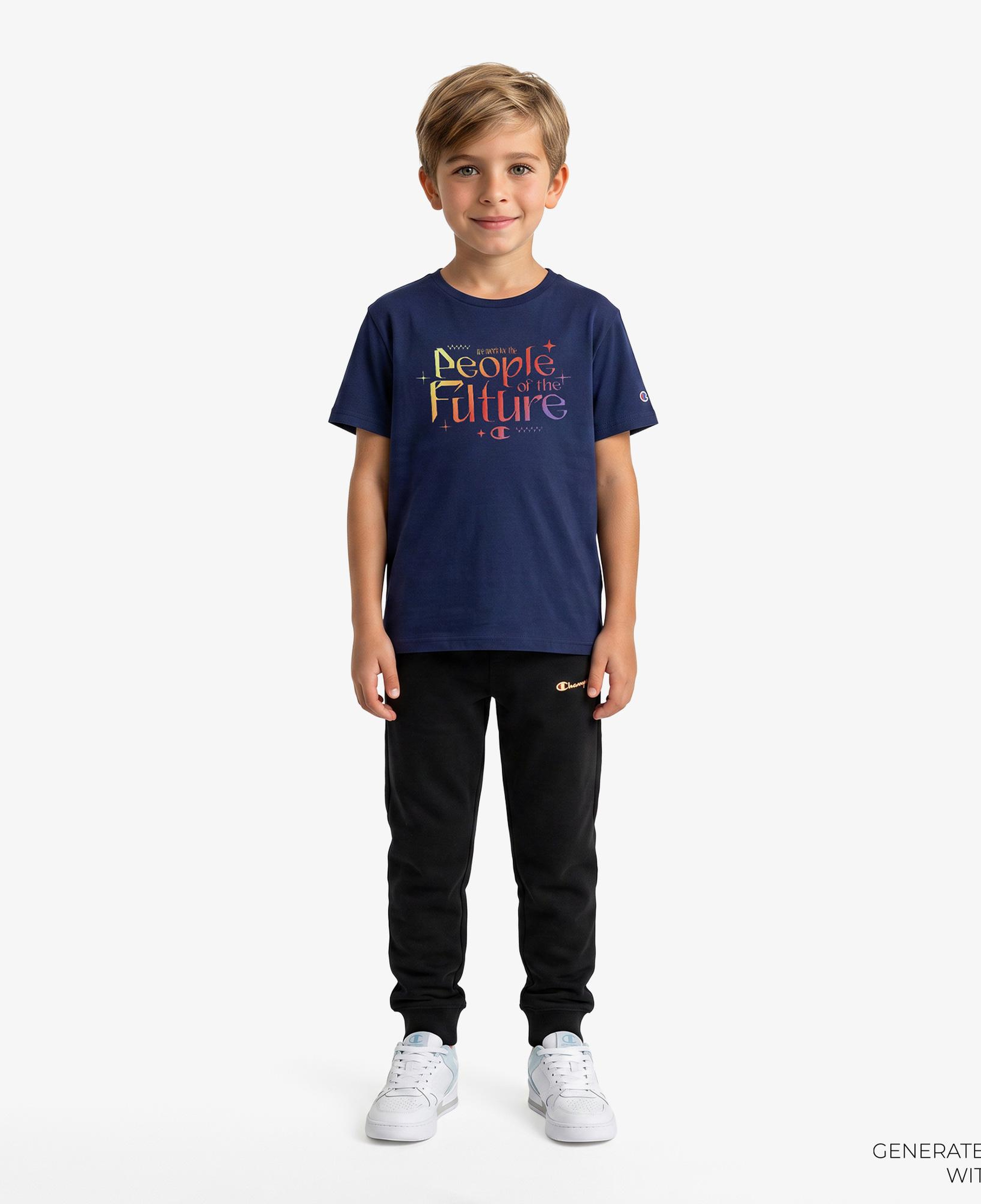 Champion Çocuk Lacivert T-Shirt