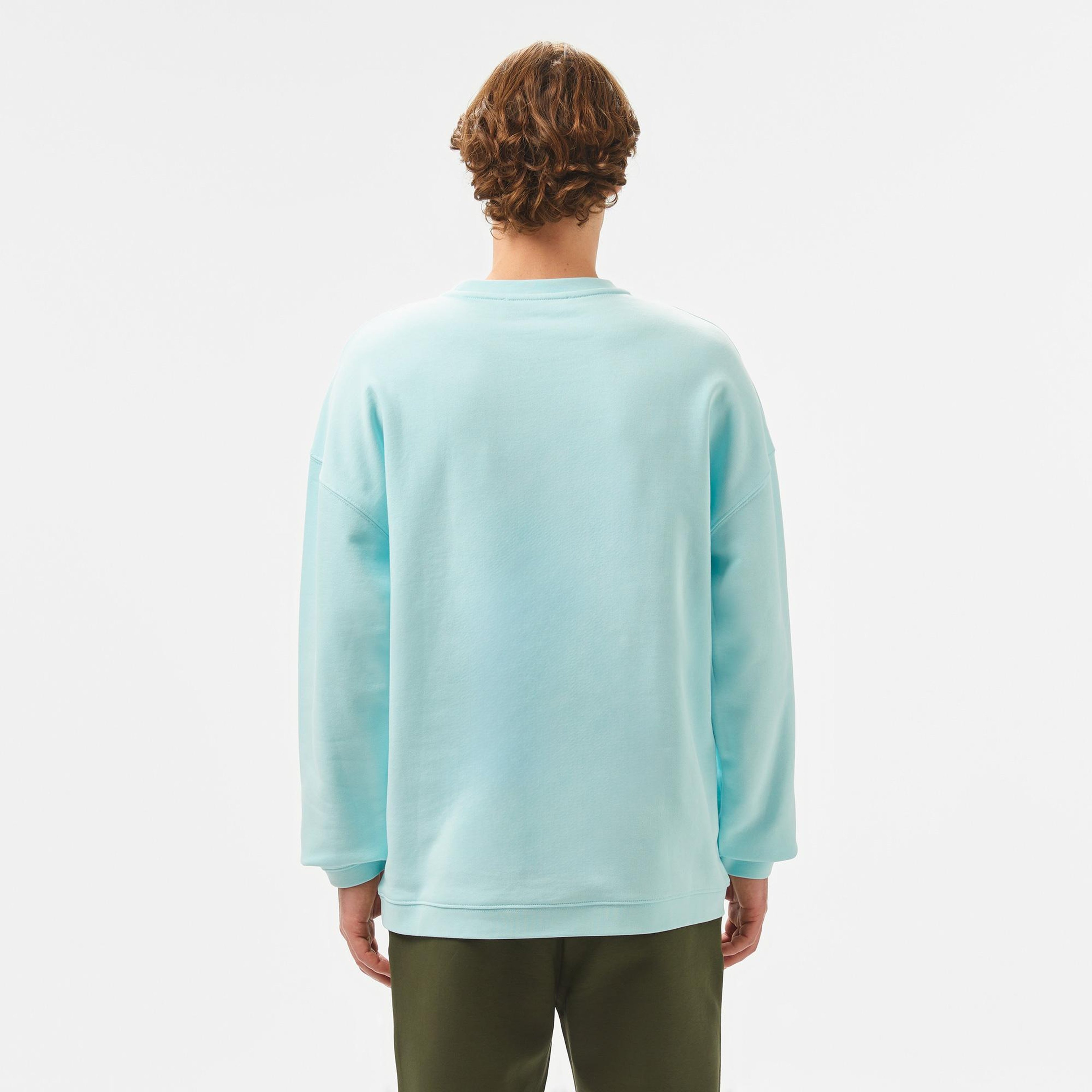 Les Benjamins 307 Erkek Mavi Sweatshirt