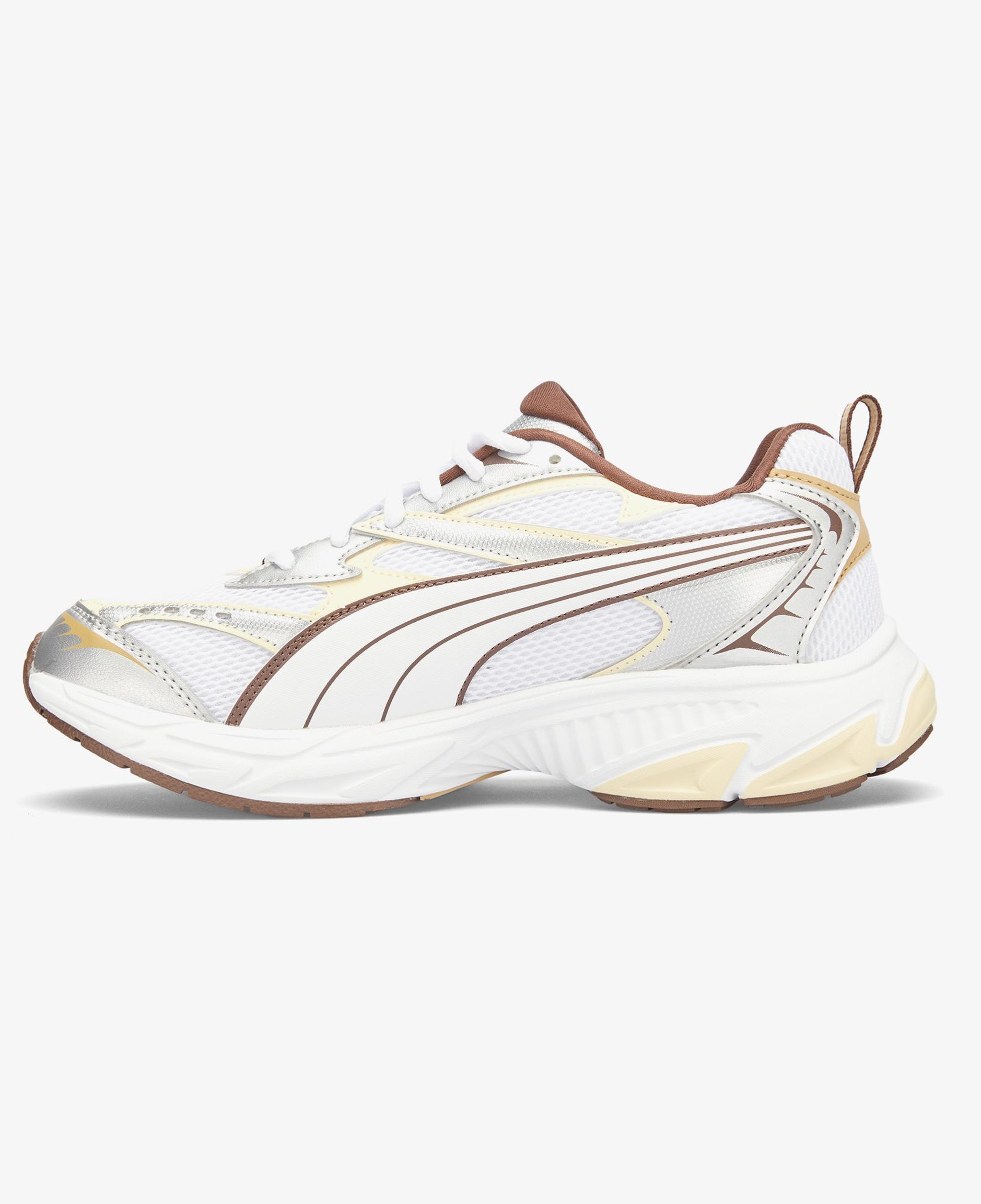 Puma Morphic Unisex Beyaz Kahverengi Spor Ayakkabı