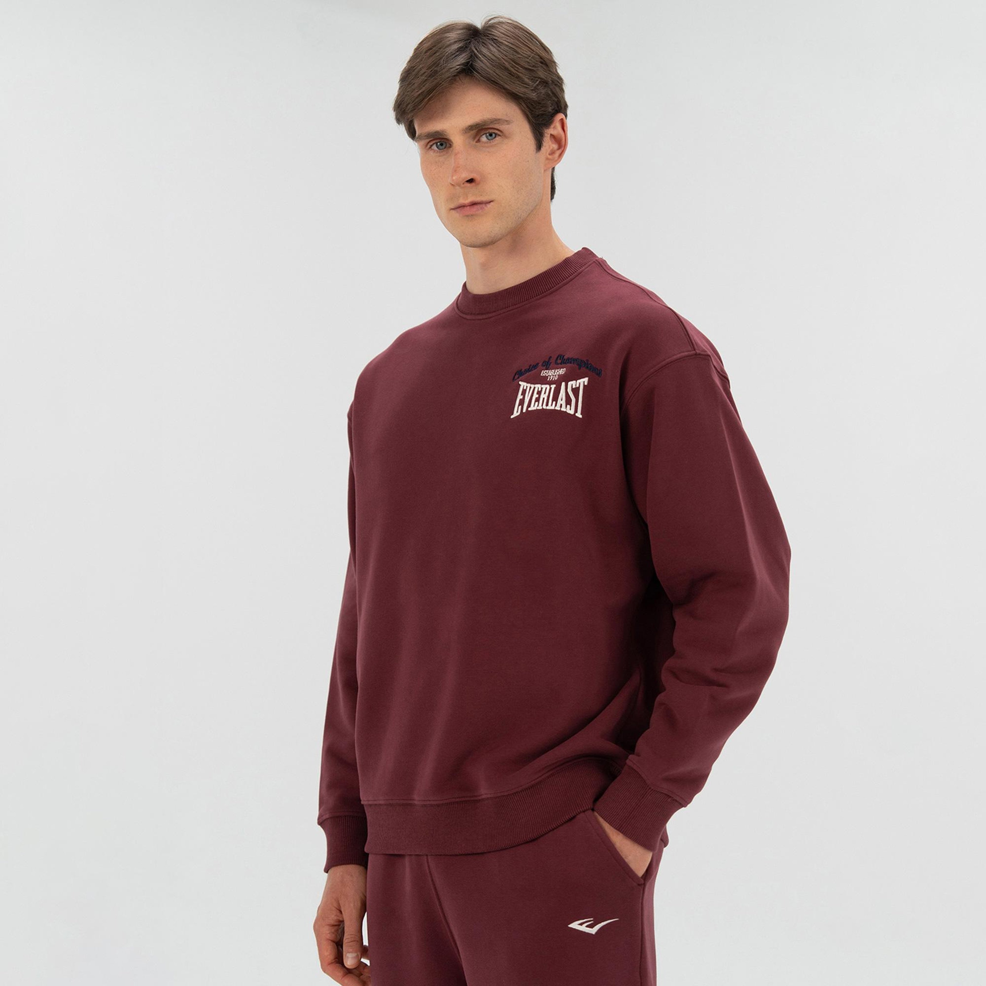 Everlast Heritage Champions Erkek Bordo Sweatshirt