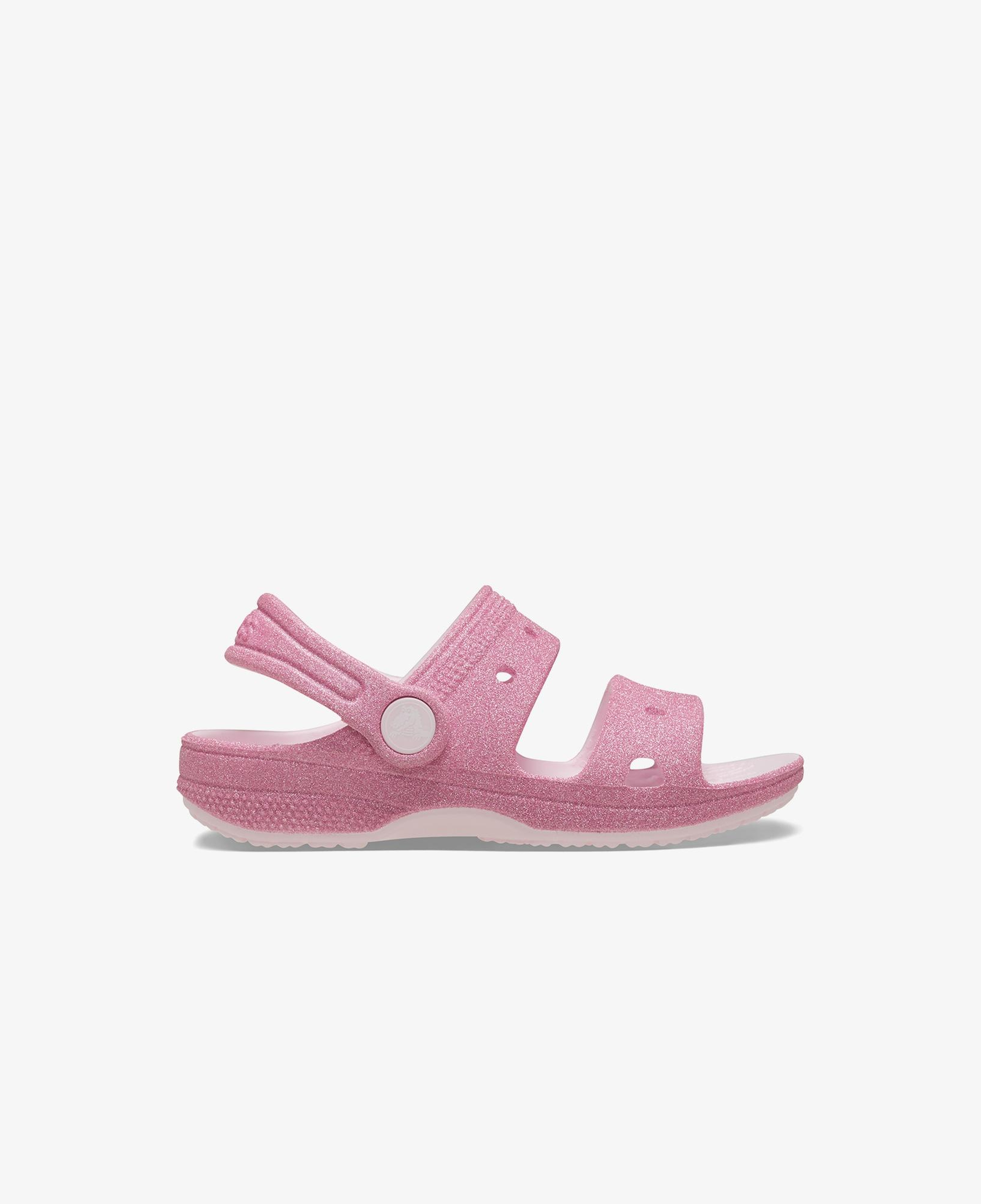 Crocs Classic Glitter Çocuk Pembe Sandalet
