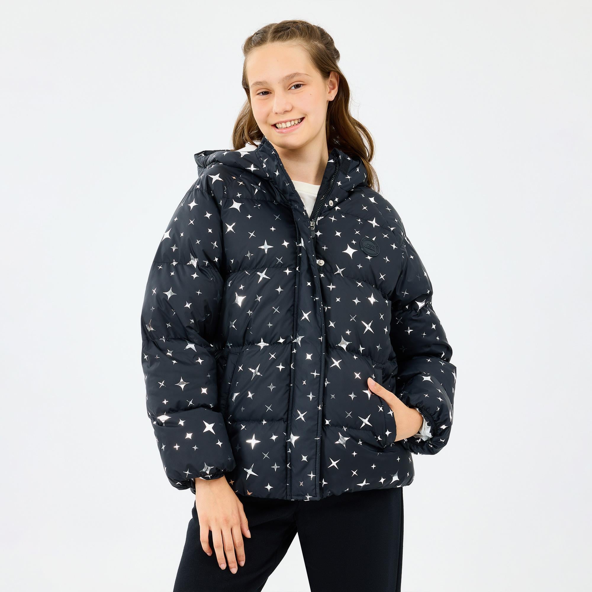 Skechers Sherpa Çocuk Siyah Mont