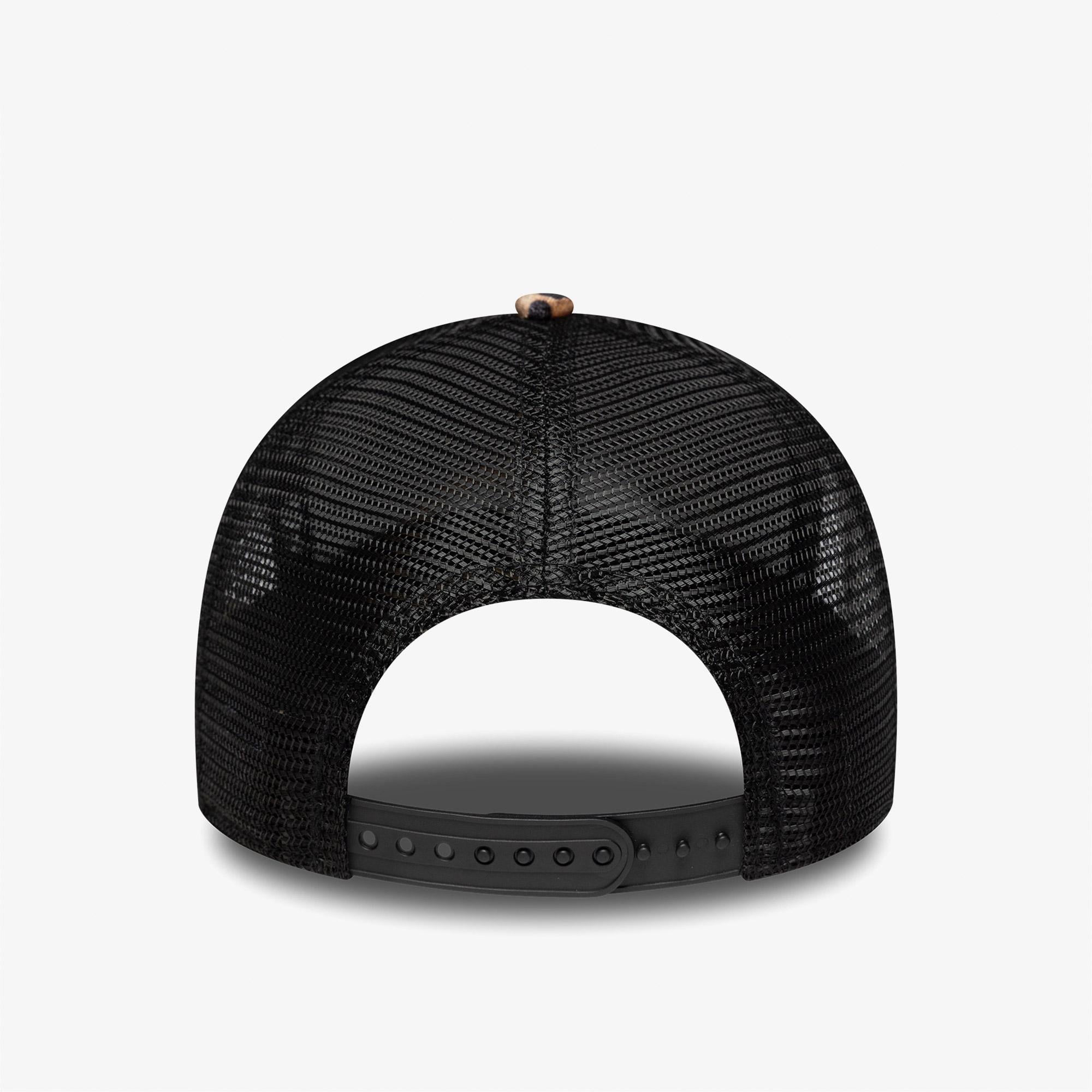 New Era  Leopard Mc Af Trucker Kadın Bej Şapka