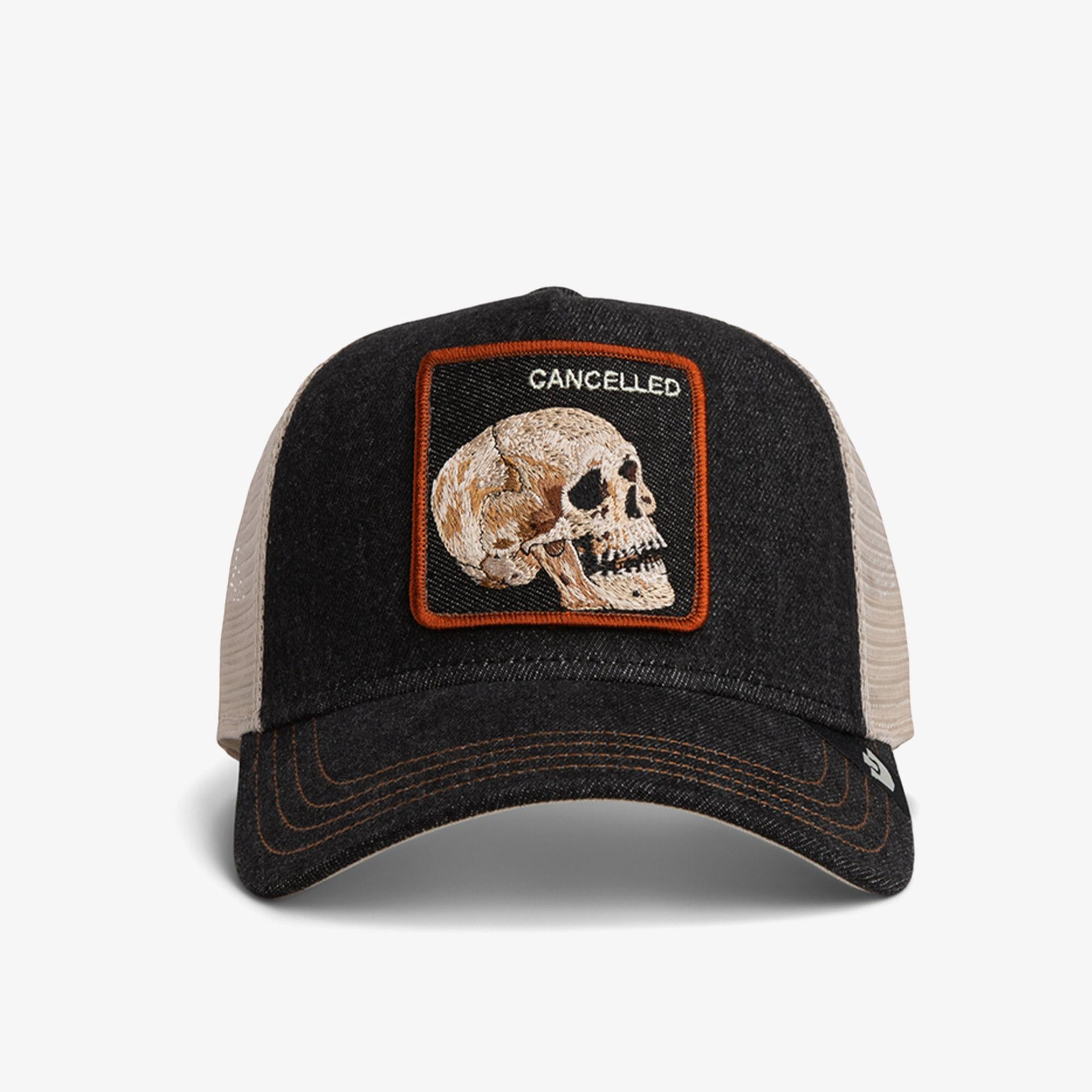 Goorin Bros Denim Skull Unisex Lacivert Şapka