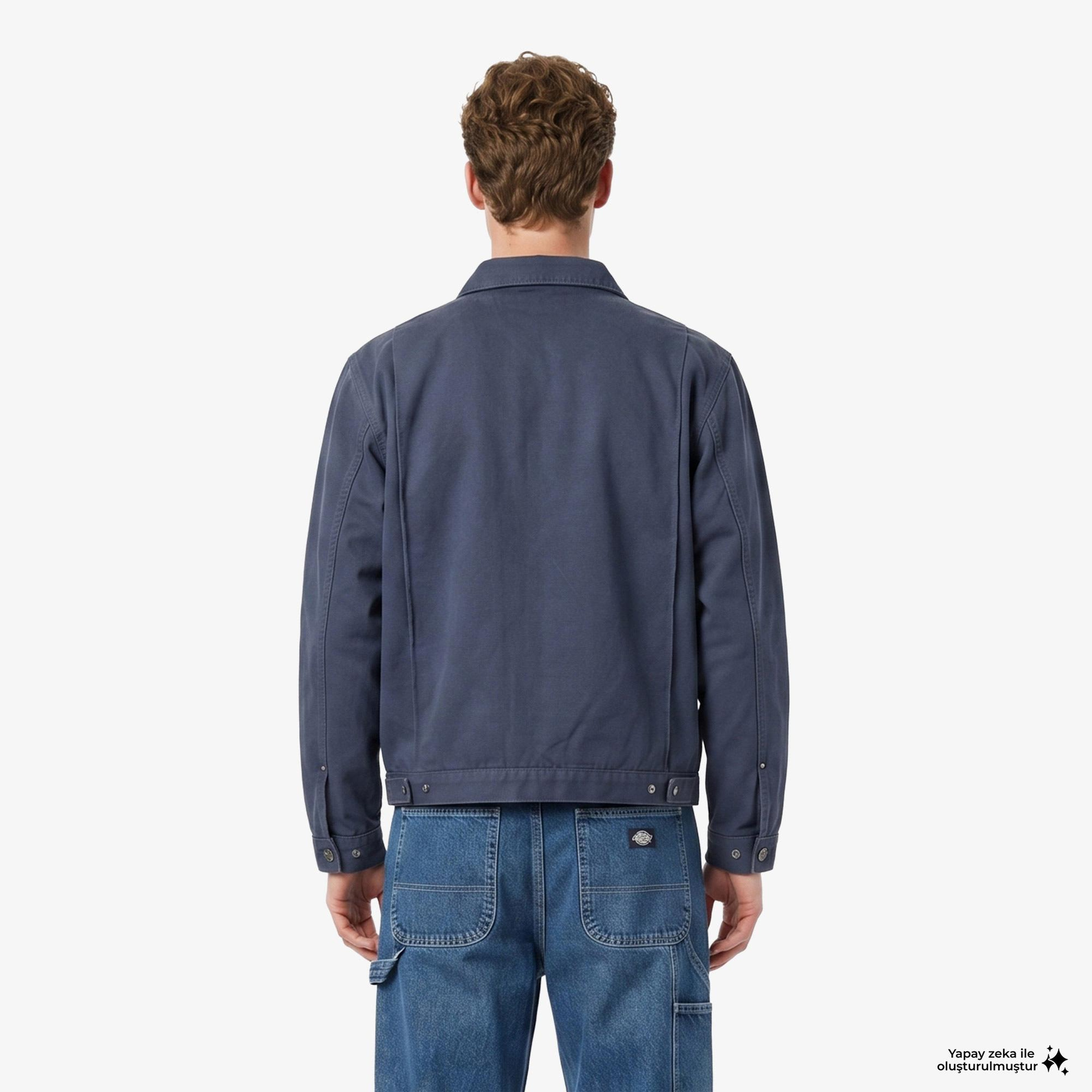 Dickies Unlined Canvas Painter Erkek Mavi Ceket