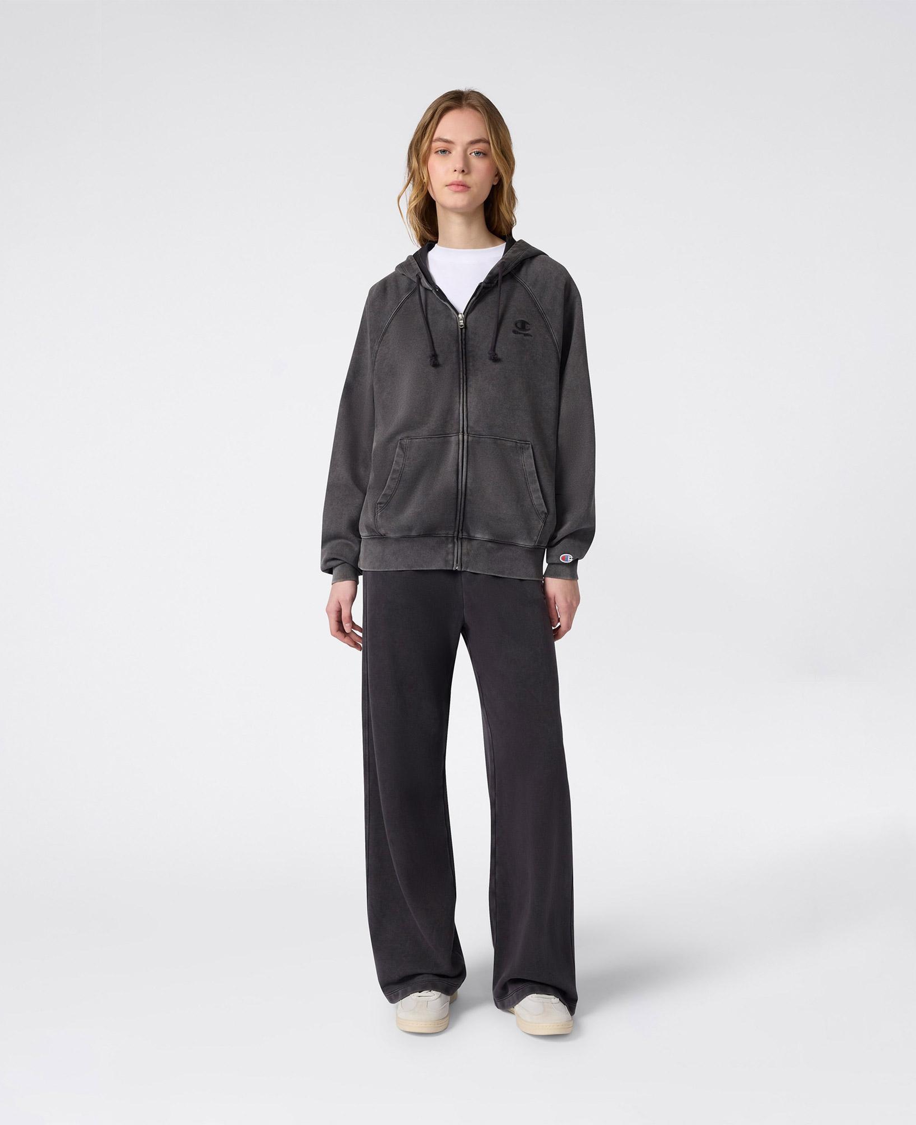 Champion Wide Leg Kadın Gri Eşofman Altı