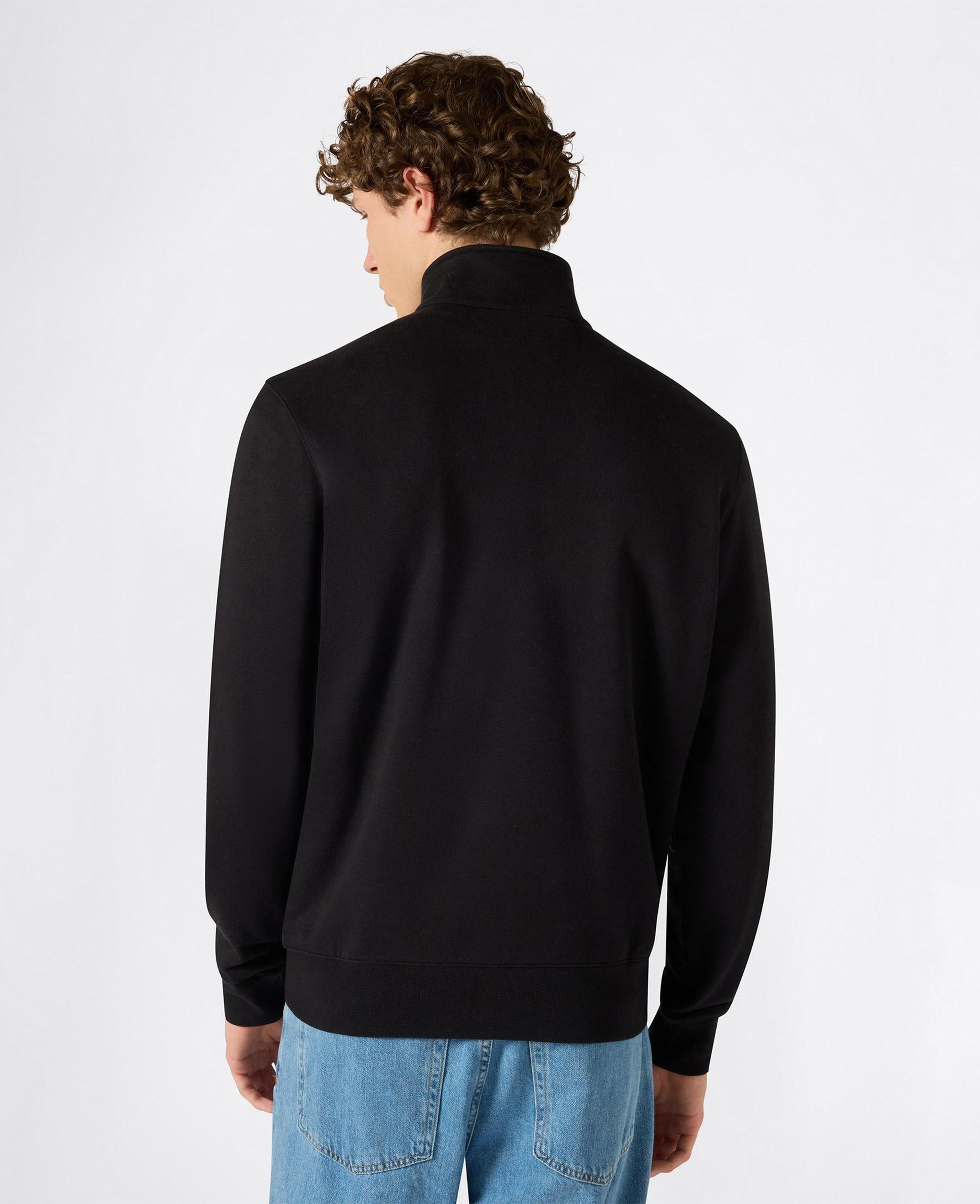 Champion Half Zip Erkek Siyah Sweatshirt