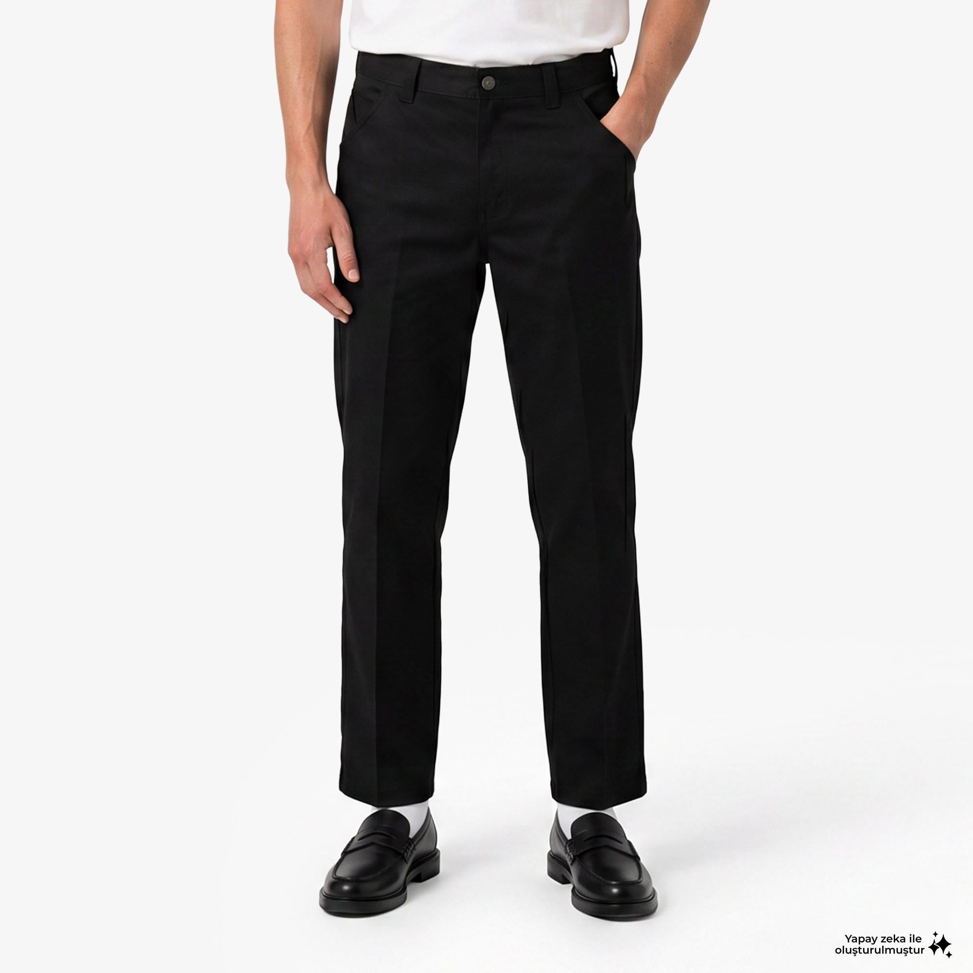 Dickies Union Loose Straight Twill Erkek Siyah Pantolon