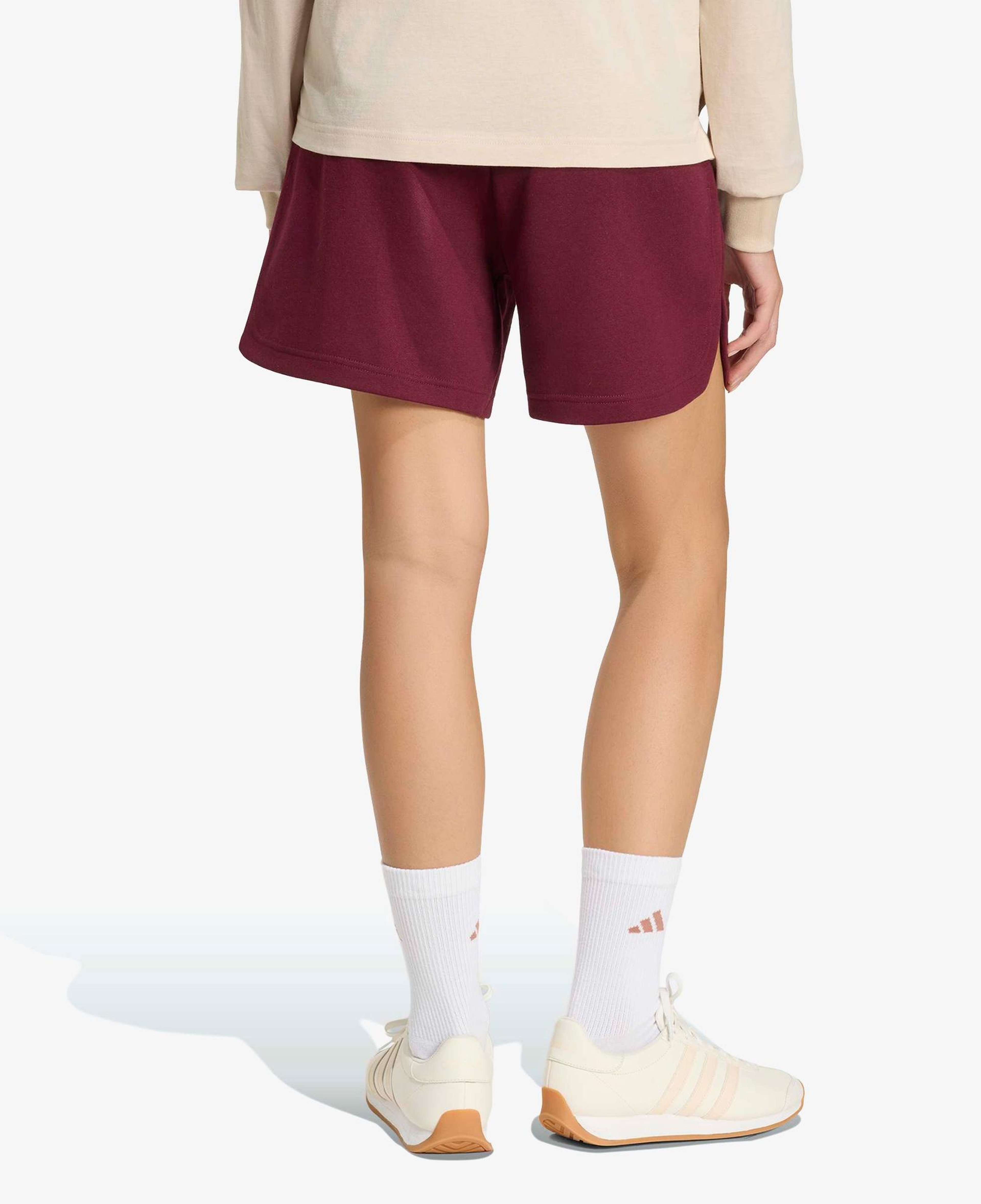 adidas 3Ss Fleece Kadın Bordo T-Shirt