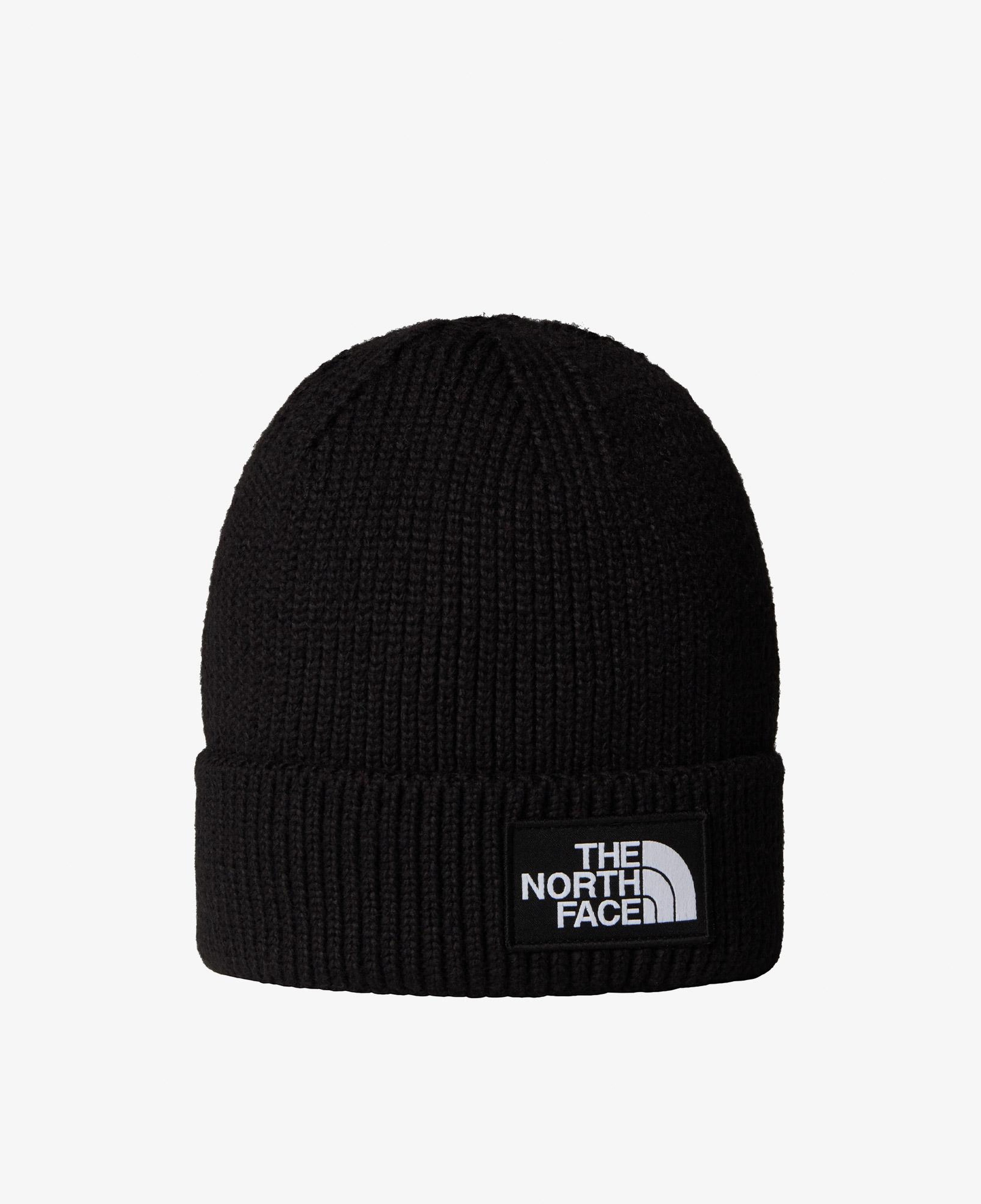 The North Face Logo Box Cuffed Unisex Siyah Bere