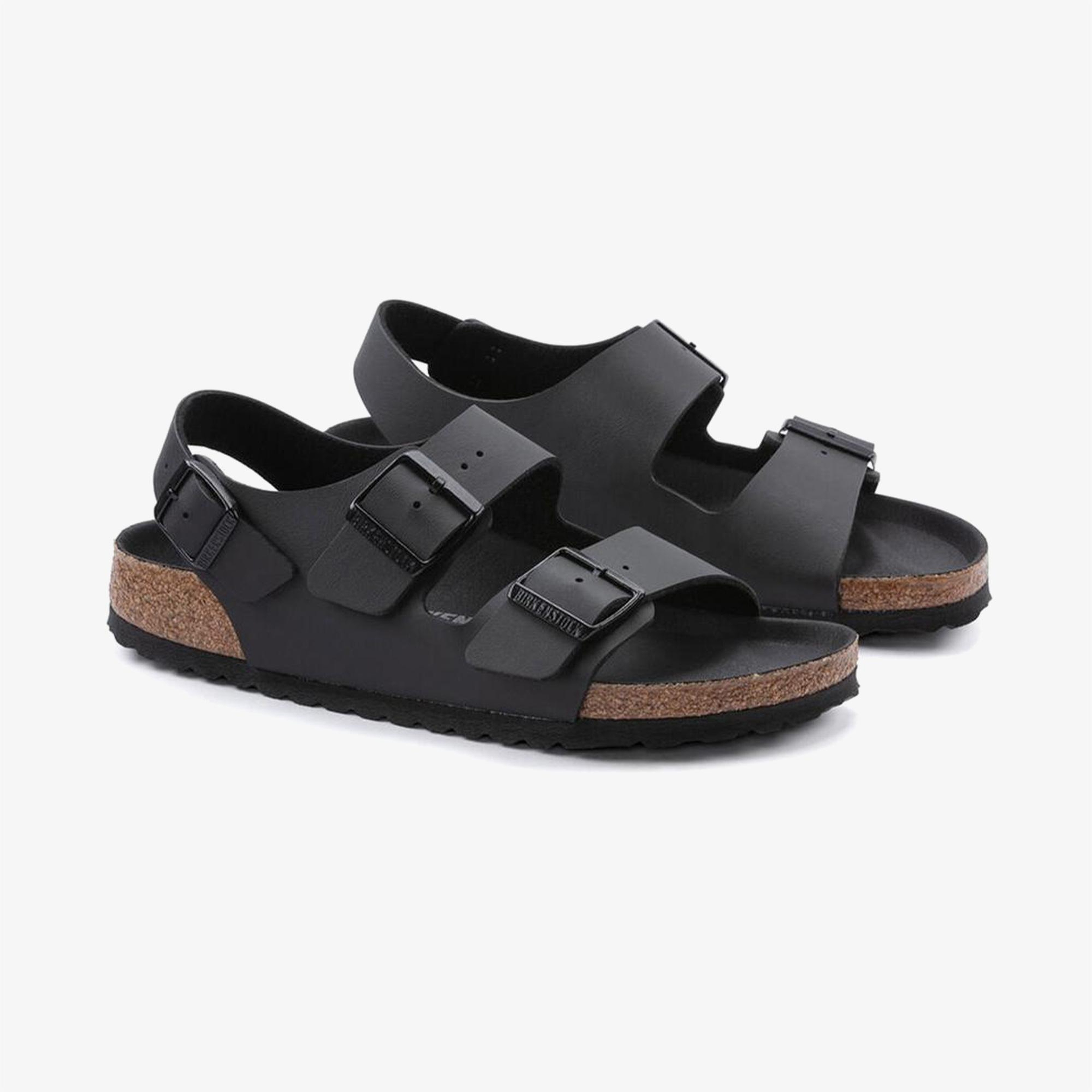 Birkenstock Milano Bf Triples Erkek Siyah Sandalet