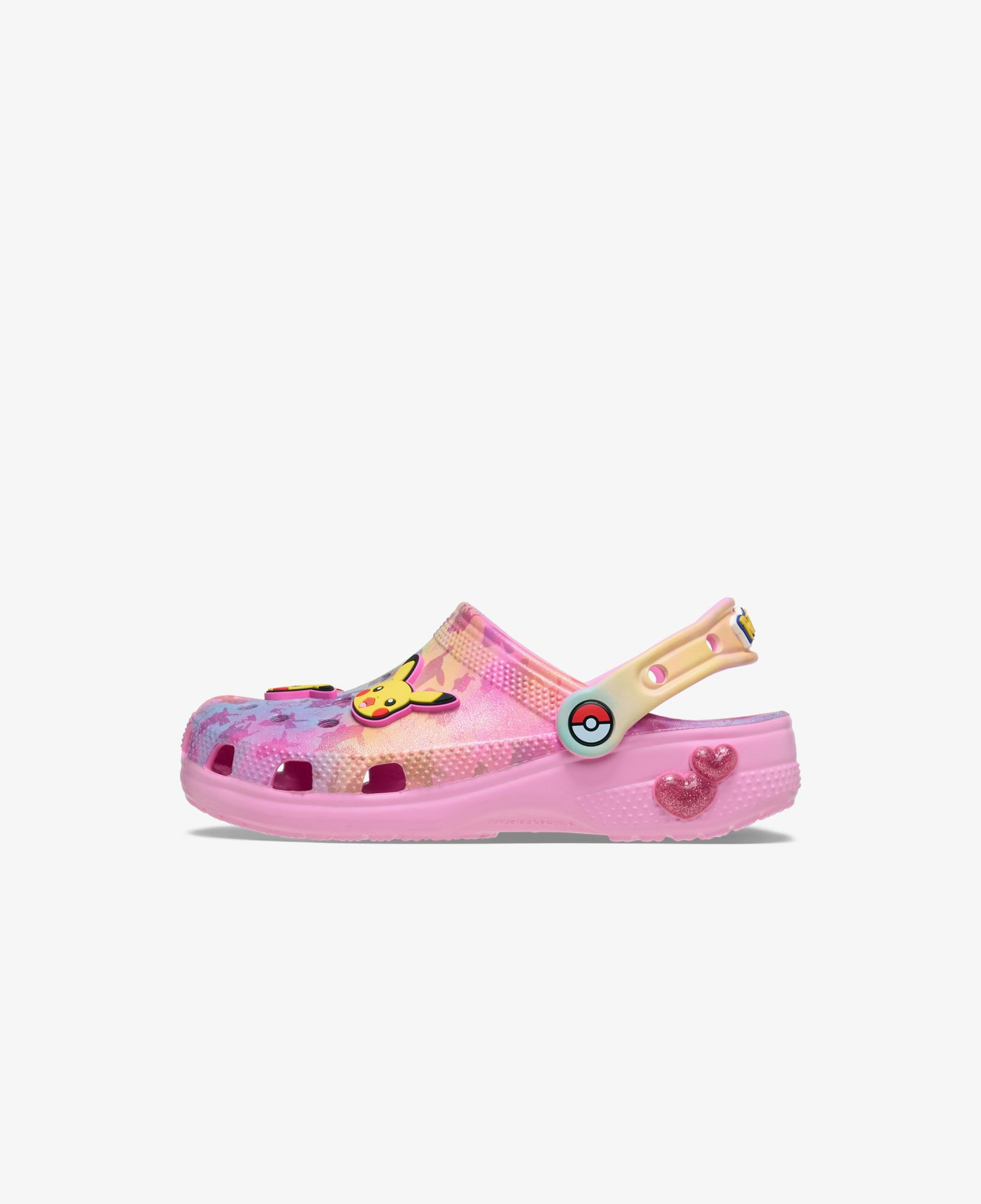 Crocs Pikachu Pink Classic Clog Çocuk Renkli Terlik