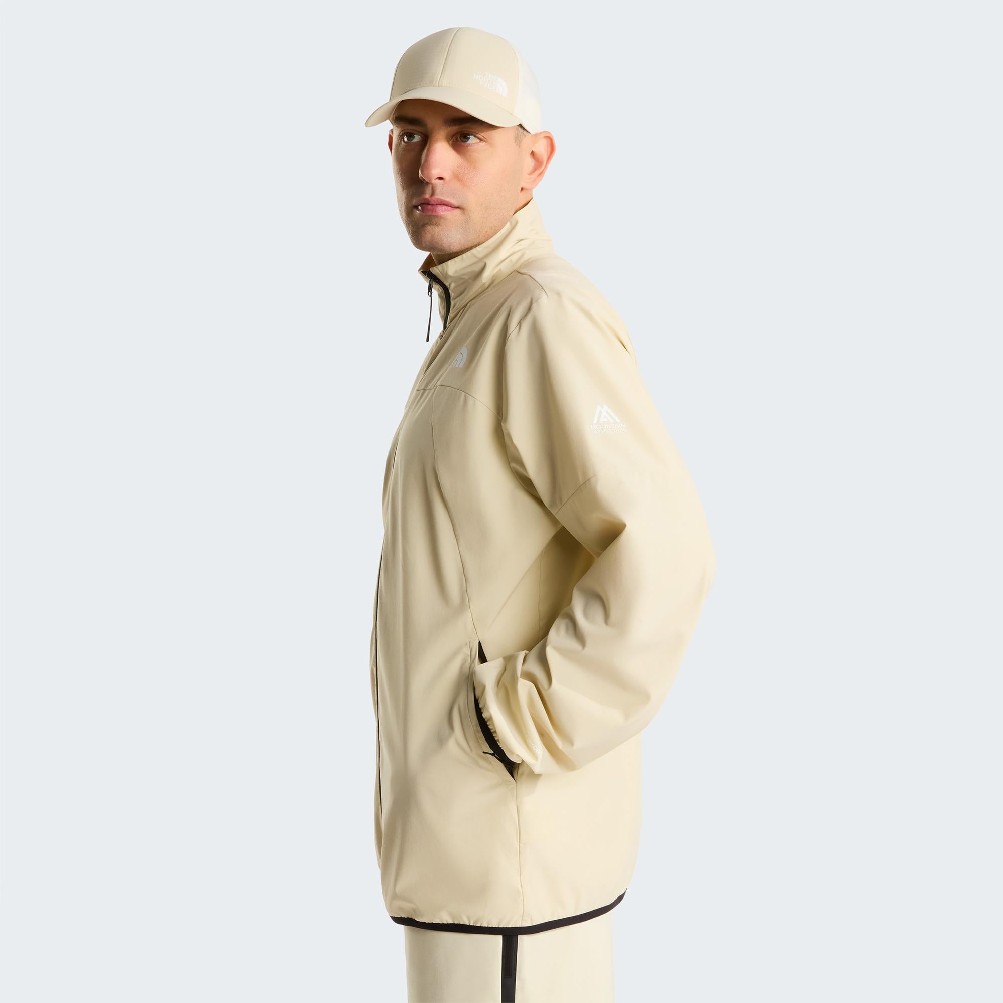 The North Face Mountain Athletics Ushba Track Erkek Krem Outdoor Ceket