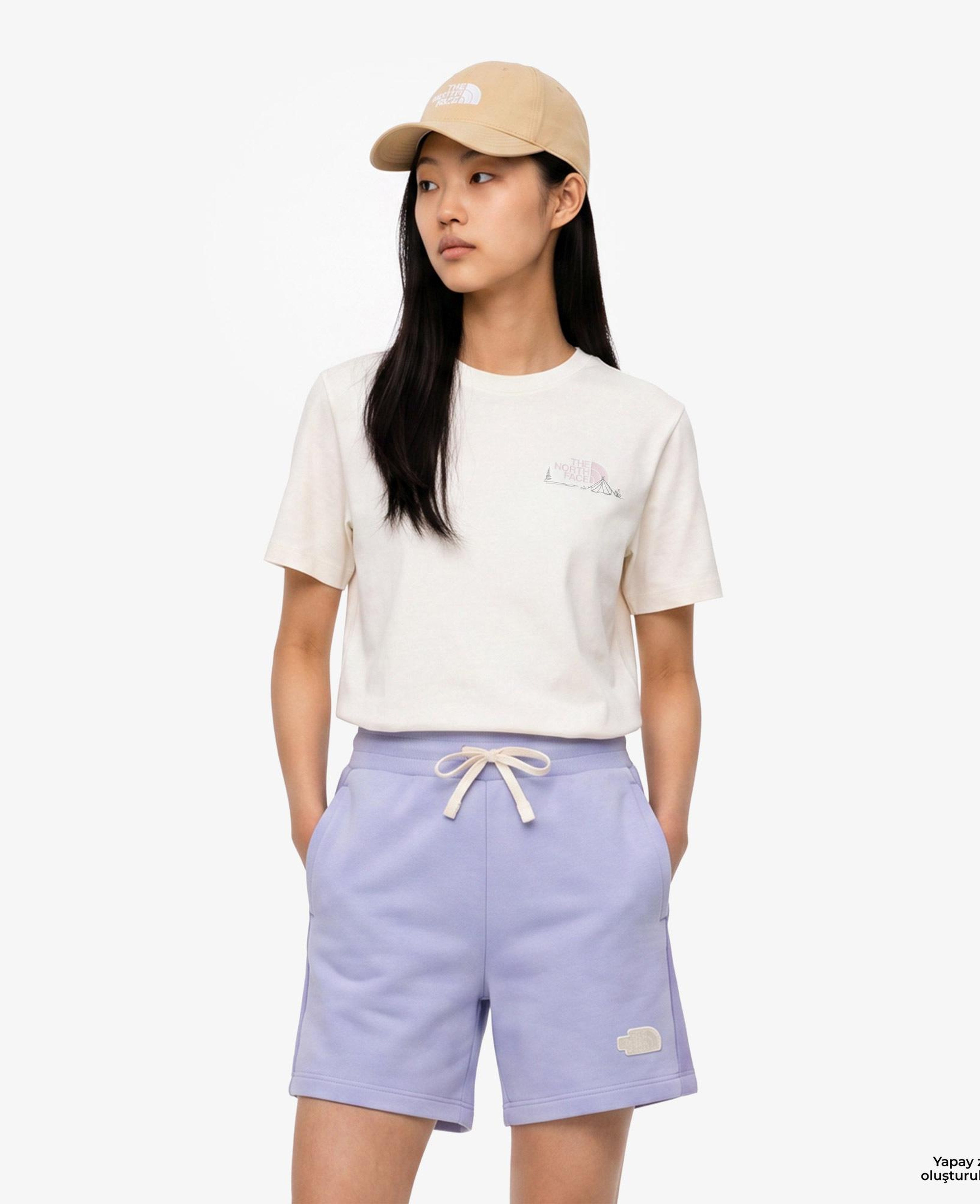 The North Face Monte Regular Kadın Beyaz T-Shirt