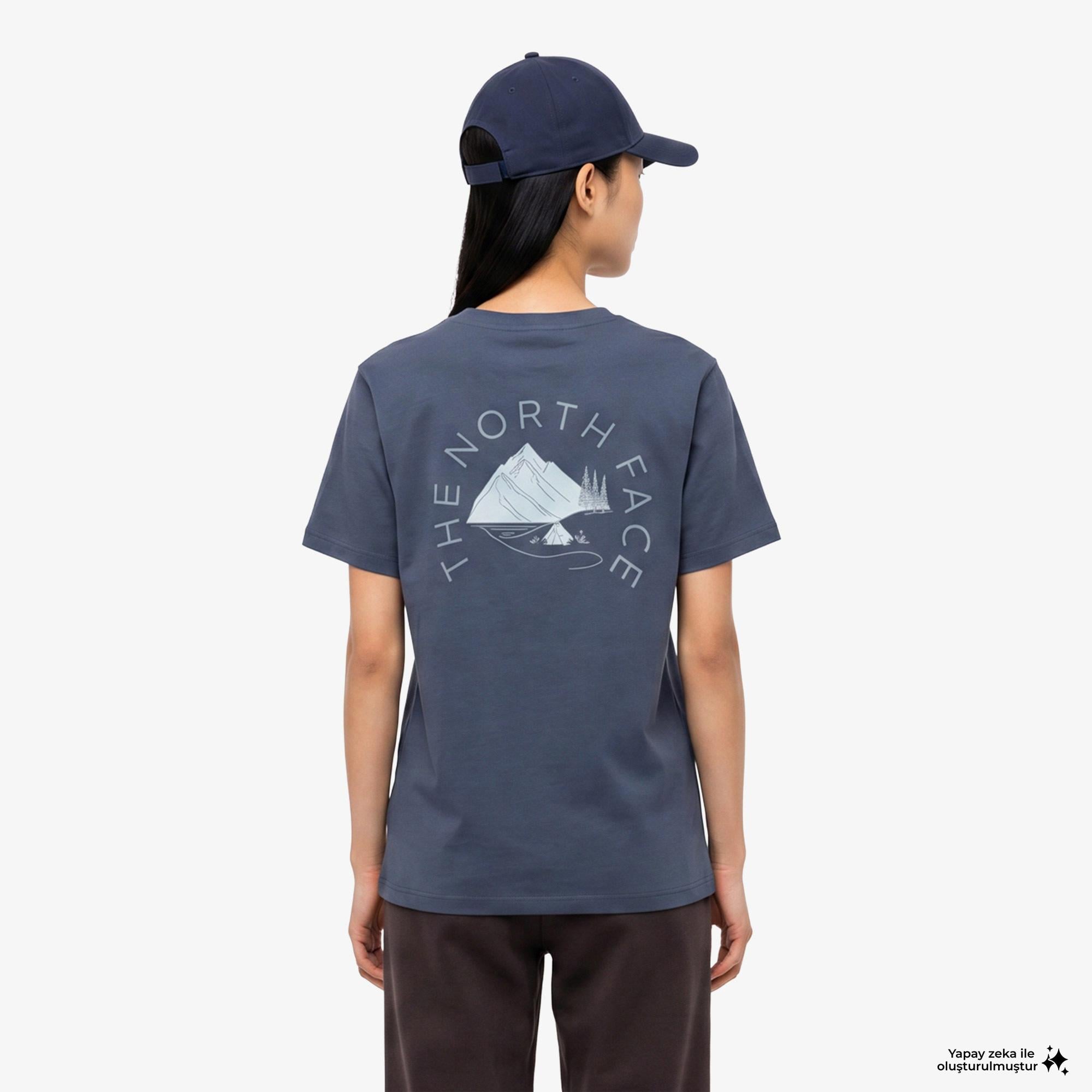 The North Face Monte Regular Kadın Gri T-Shirt