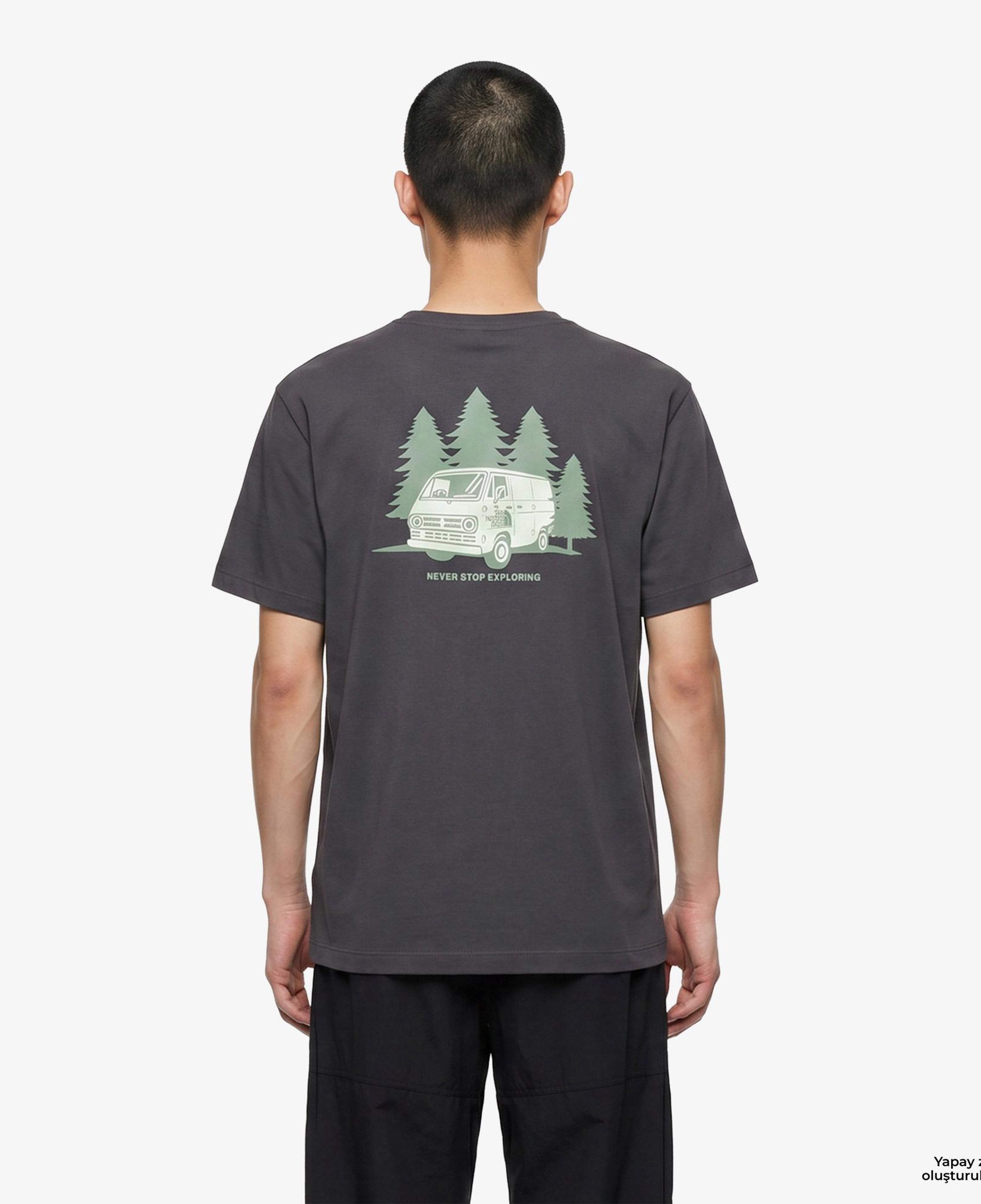 The North Face Van Life Relaxed Erkek Gri T-Shirt