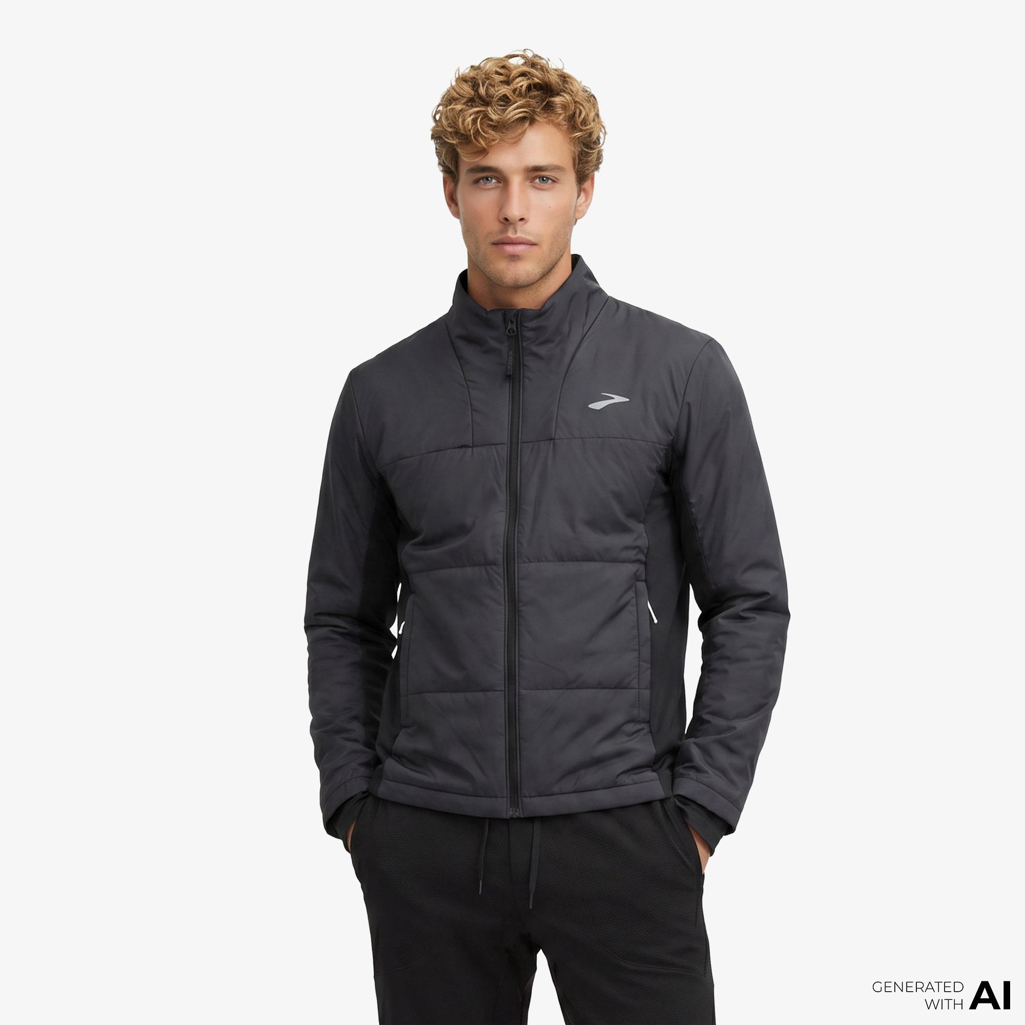 Brooks Shield Hybrid 3.0 Erkek Siyah Ceket