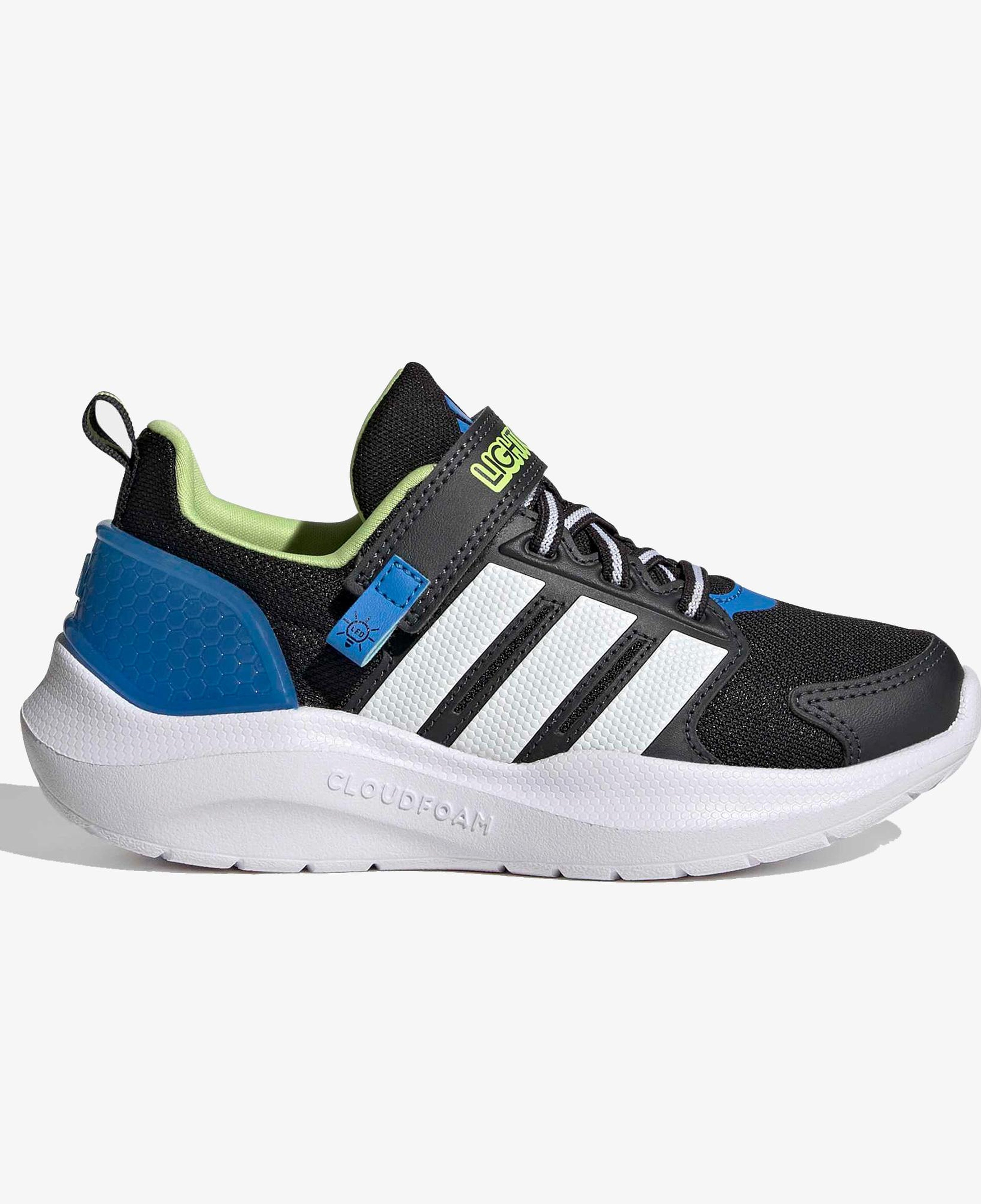 adidas Lightorama Runner Elastic Lace Çocuk Siyah Koşu Ayakkabısı