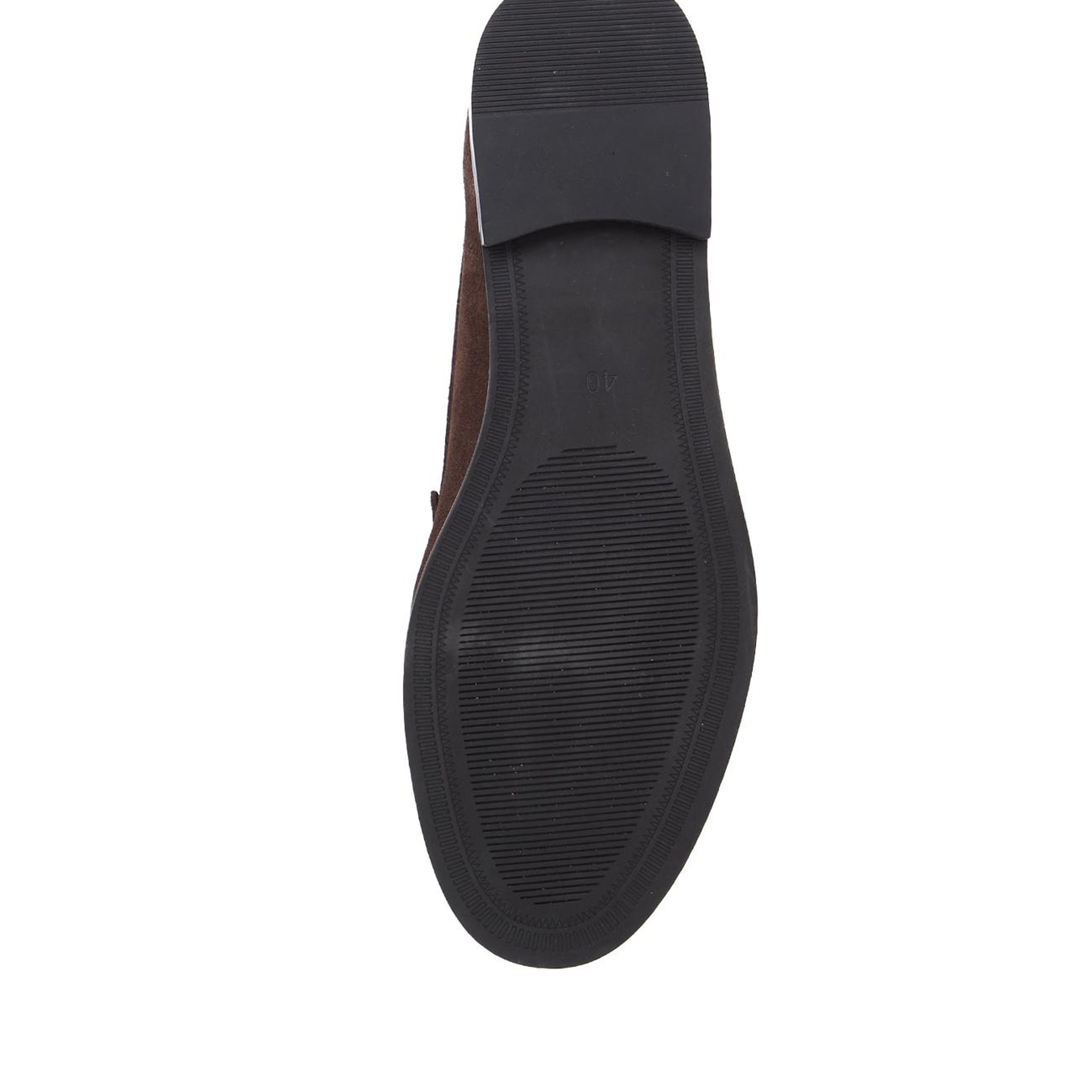 Divarese Kadın Acı Kahve Bantlı Süet Loafer