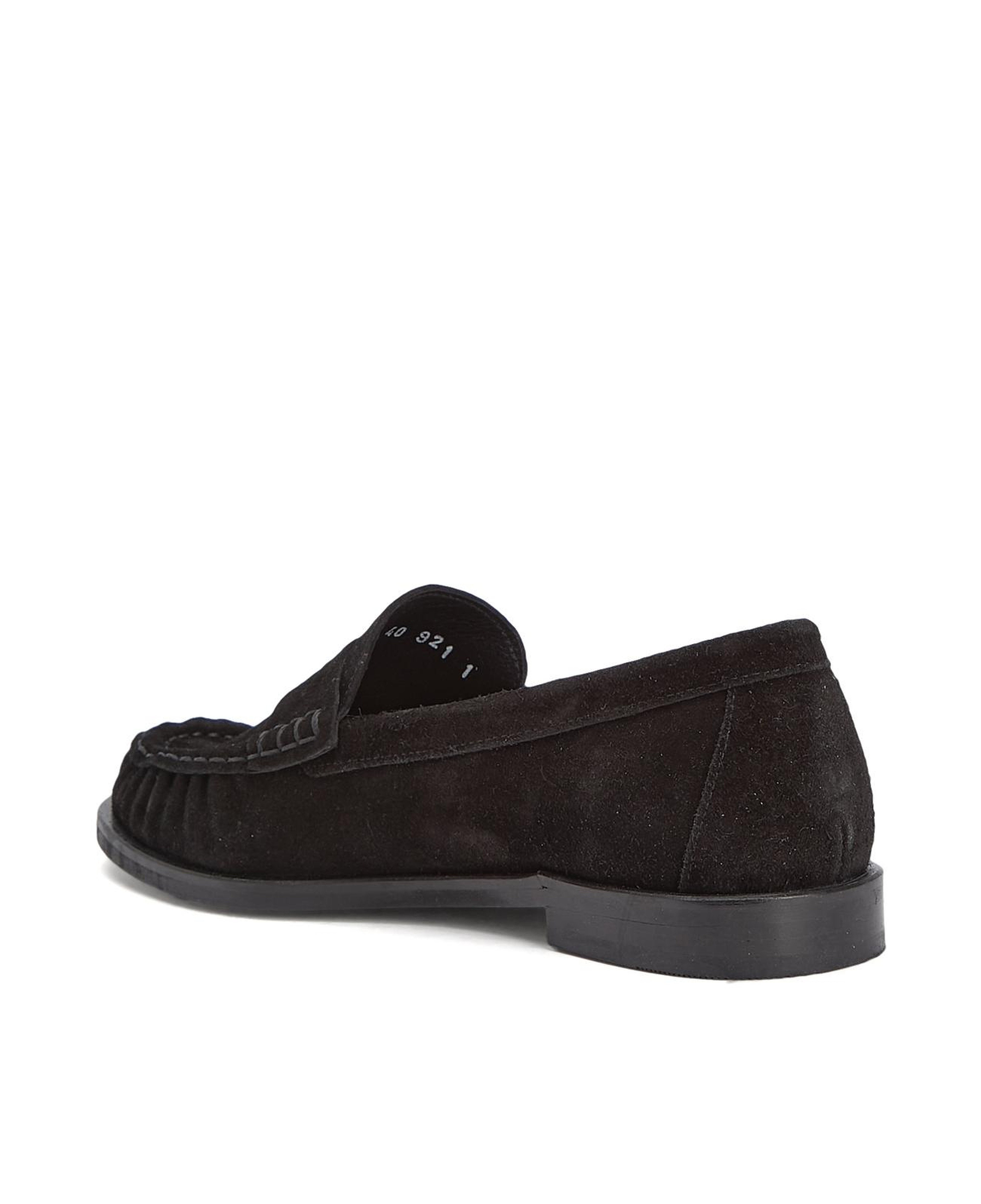 Divarese Kadın Siyah Bantlı Süet Loafer