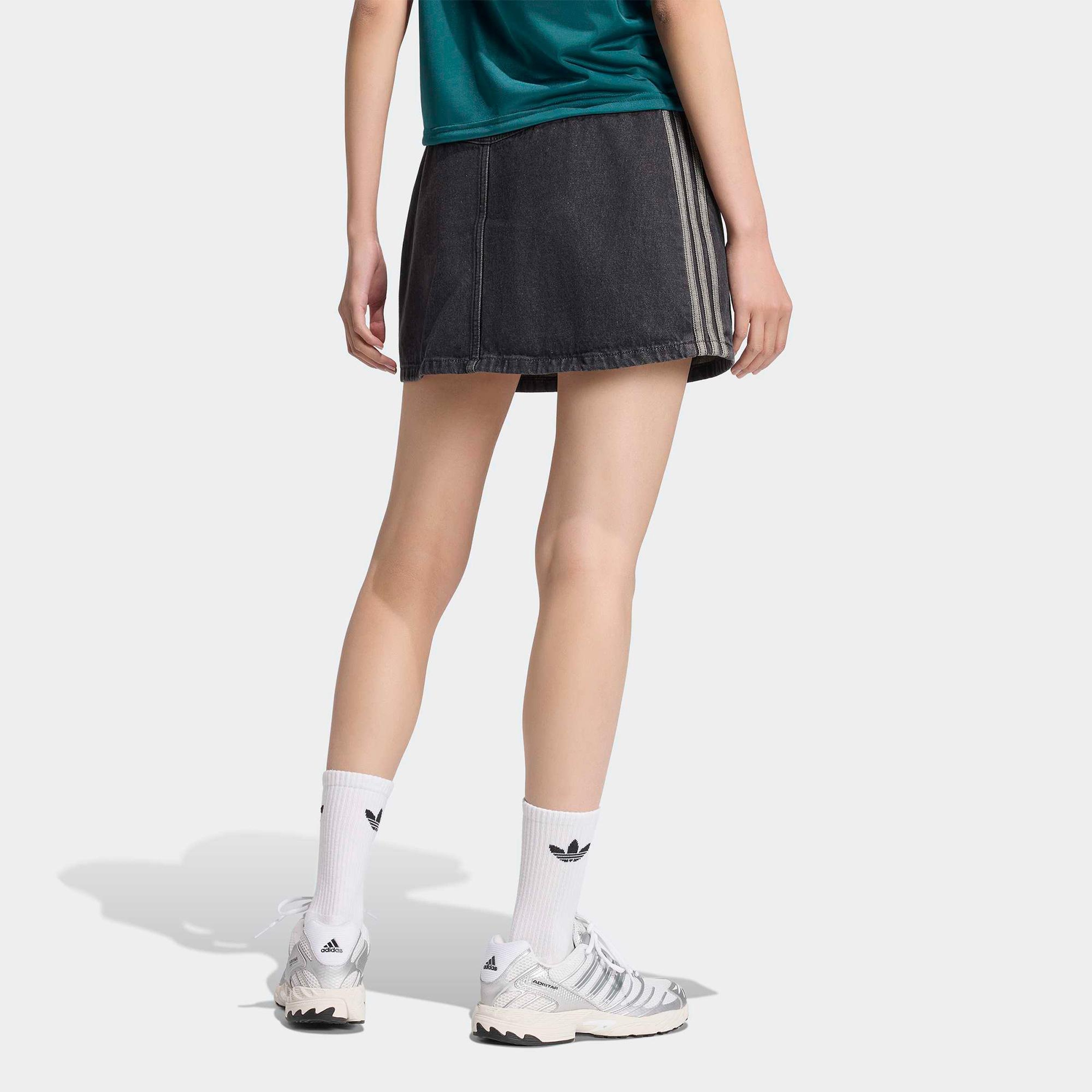 adidas 3-stripes Sk D Kadın Siyah Etek