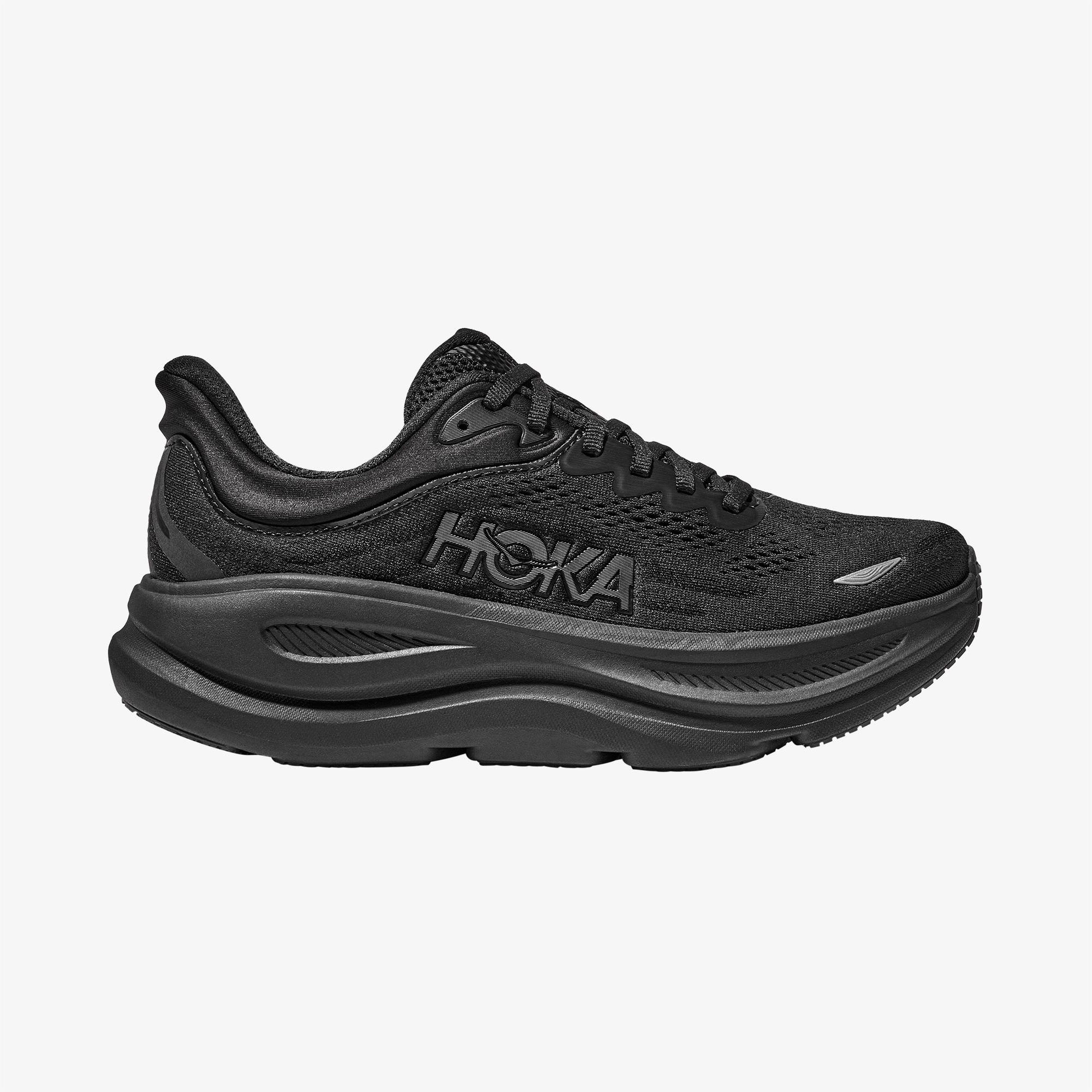 Hoka Bondi 9 Kadın Siyah Yol Koşusu Ayakkabısı