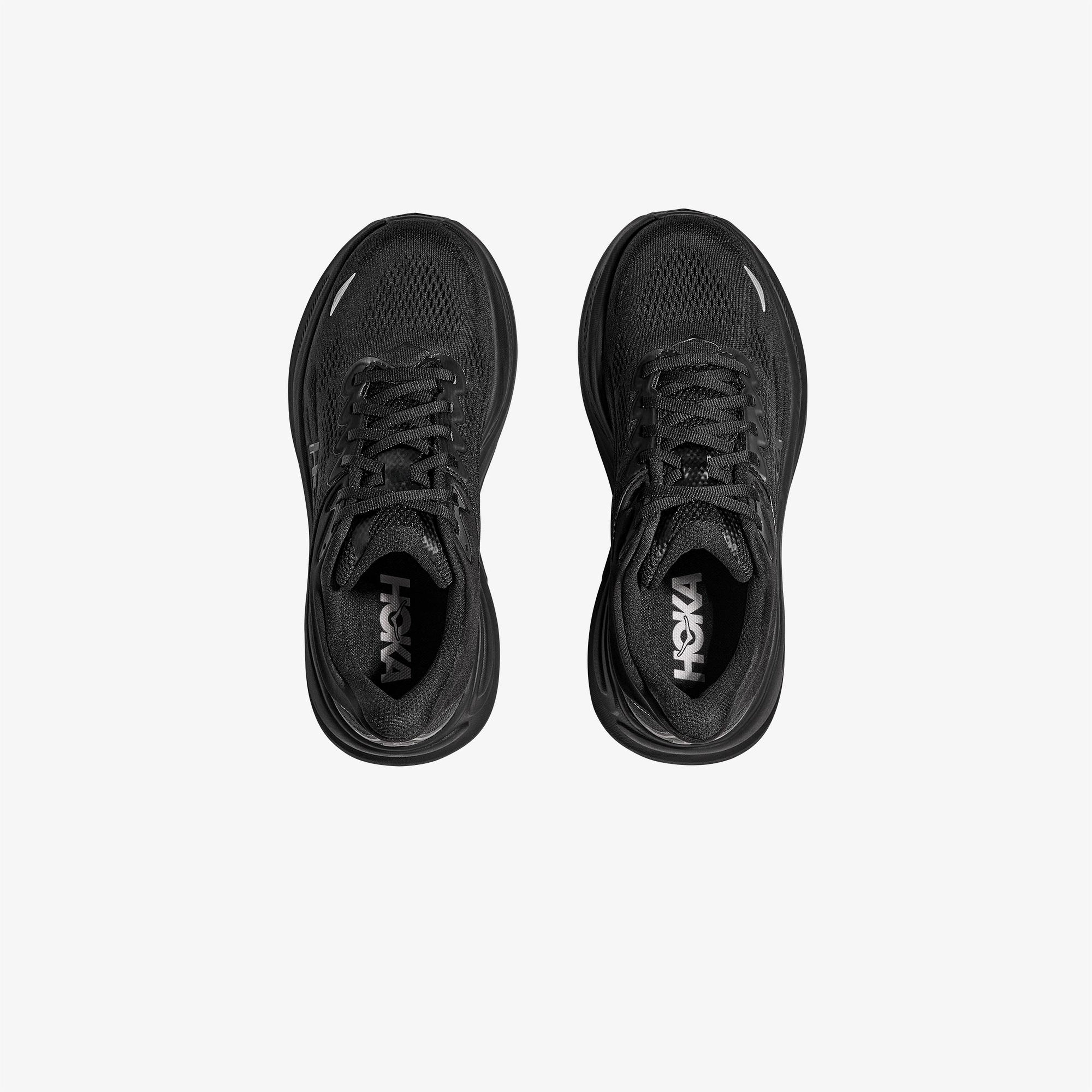 Hoka Bondi 9 Kadın Siyah Yol Koşusu Ayakkabısı
