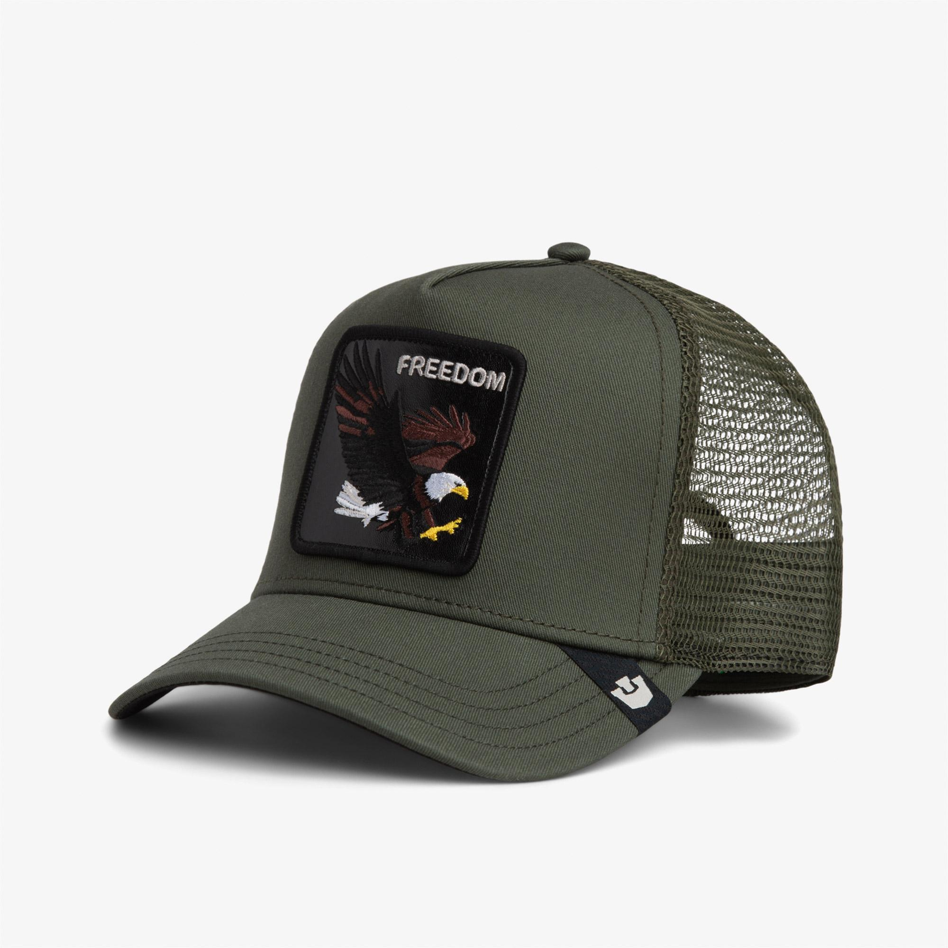 Goorin Bros Freedom Eagle Trucker Unisex Yeşil Şapka