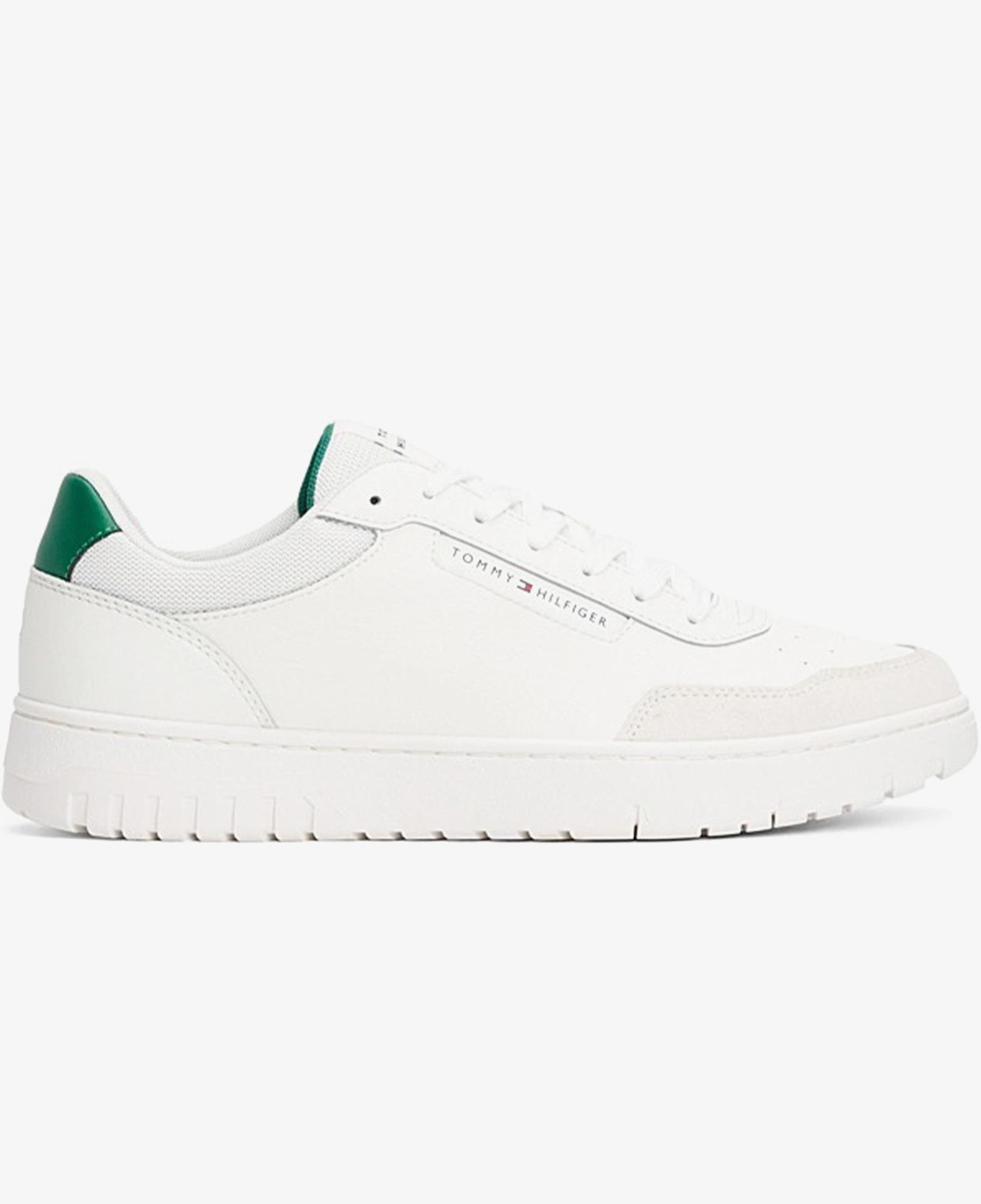 Tommy Hilfiger Low Top Mixture Erkek Beyaz Spor Ayakkabı