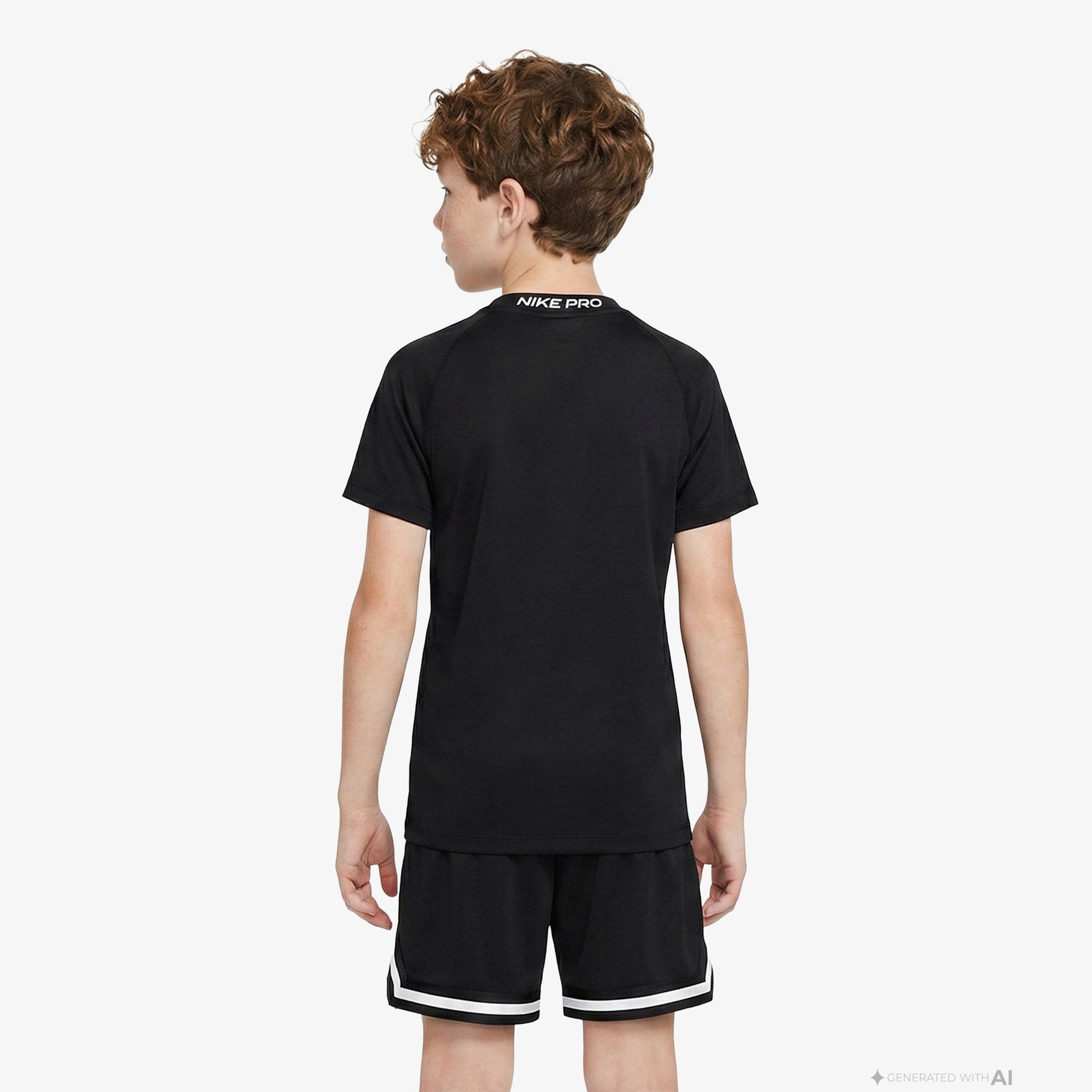 Nike Pro Dri-Fit Çocuk Siyah T-Shirt