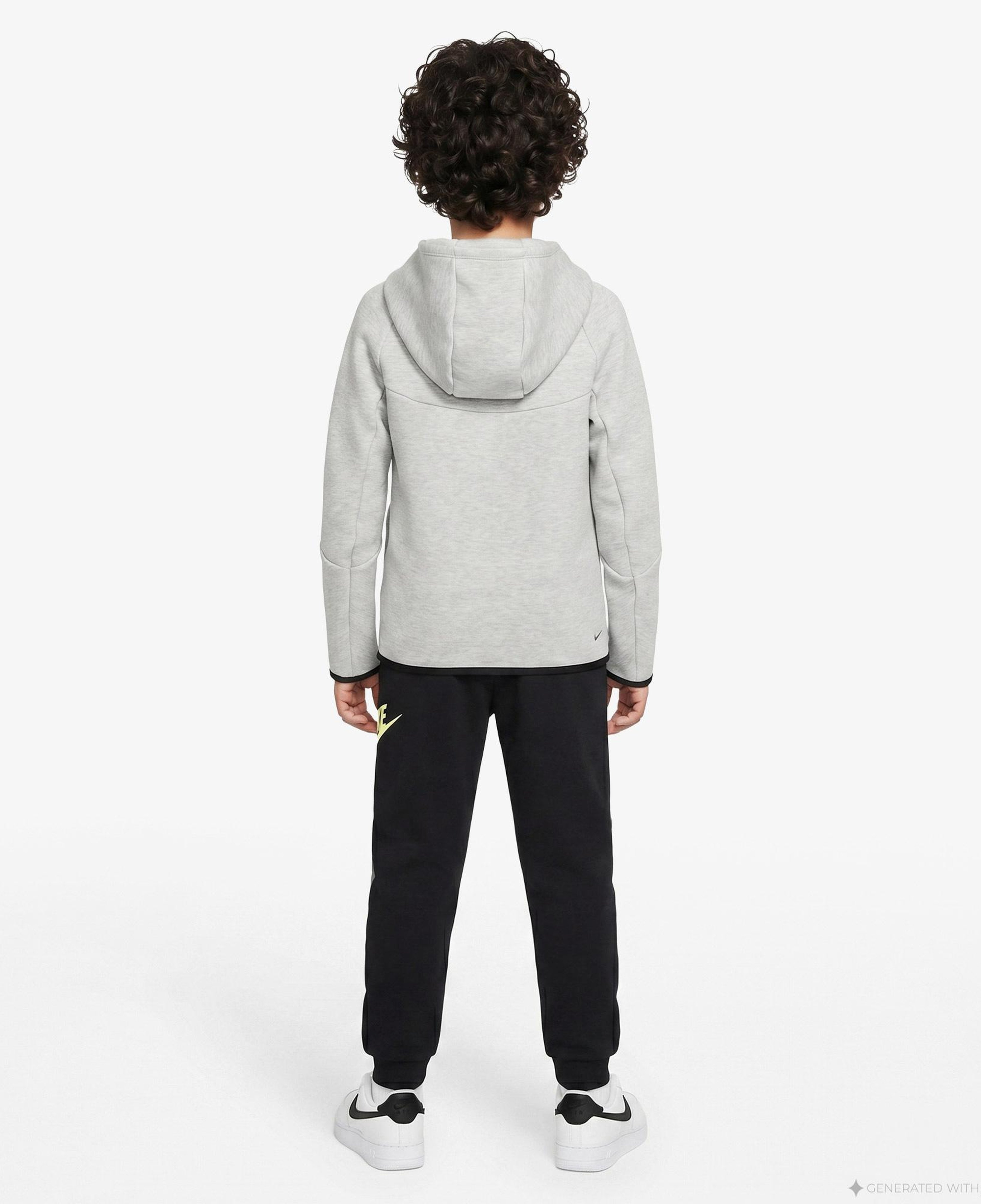 Nike Sportswear Tech Fleece Çocuk Gri Eşofman Üstü