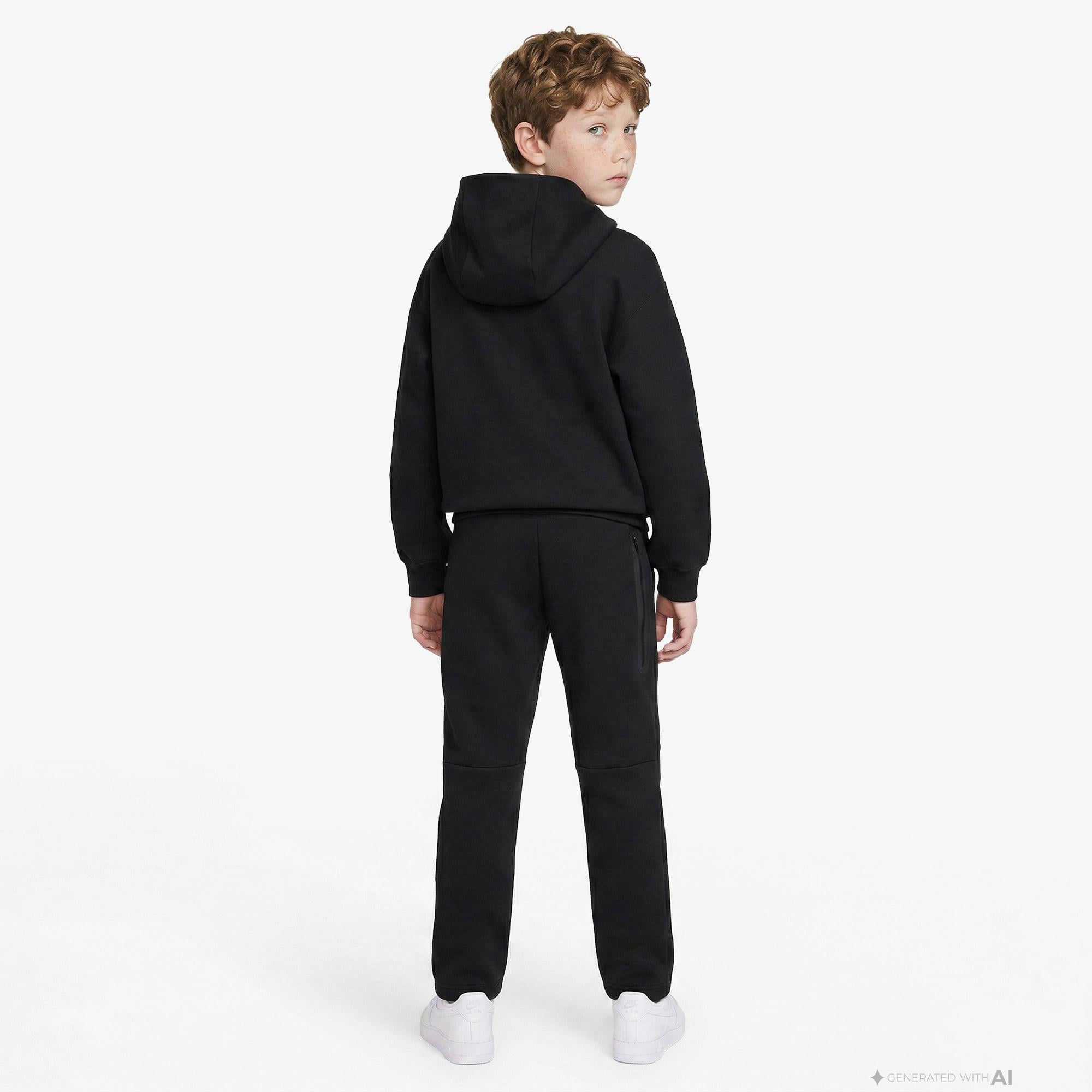 Nike Sportswear Tech Fleece Çocuk Siyah Eşofman Altı