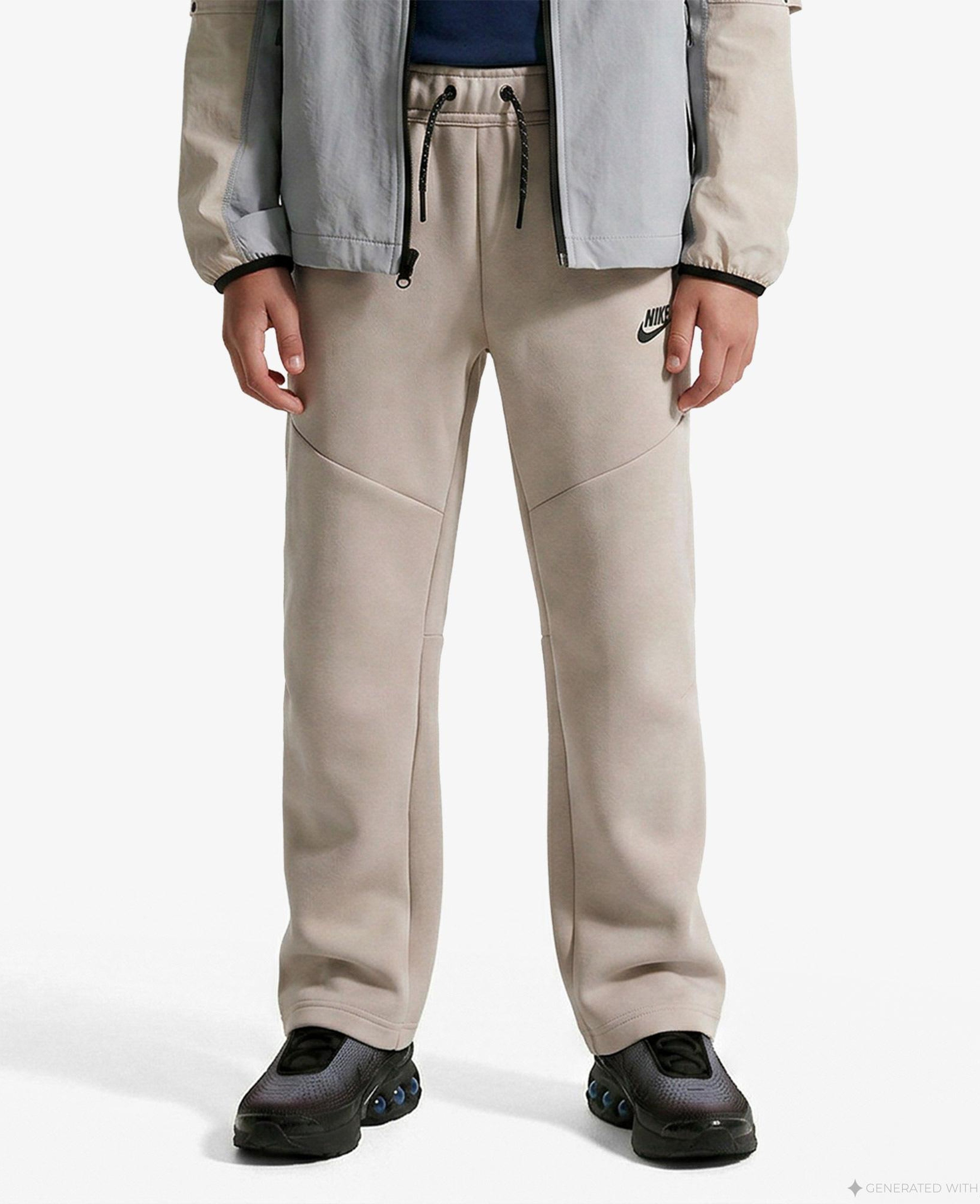 Nike Sportswear Tech Fleece Çocuk Bej Eşofman Altı