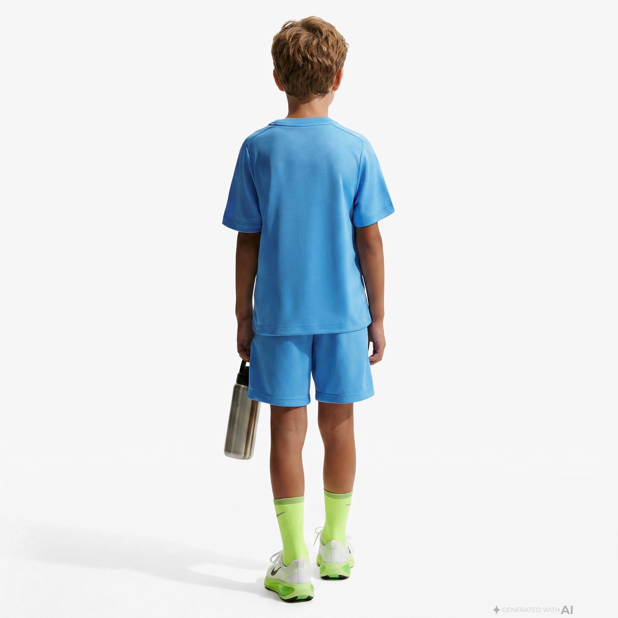 Nike Dri-Fit Multi Çocuk Mavi T-Shirt