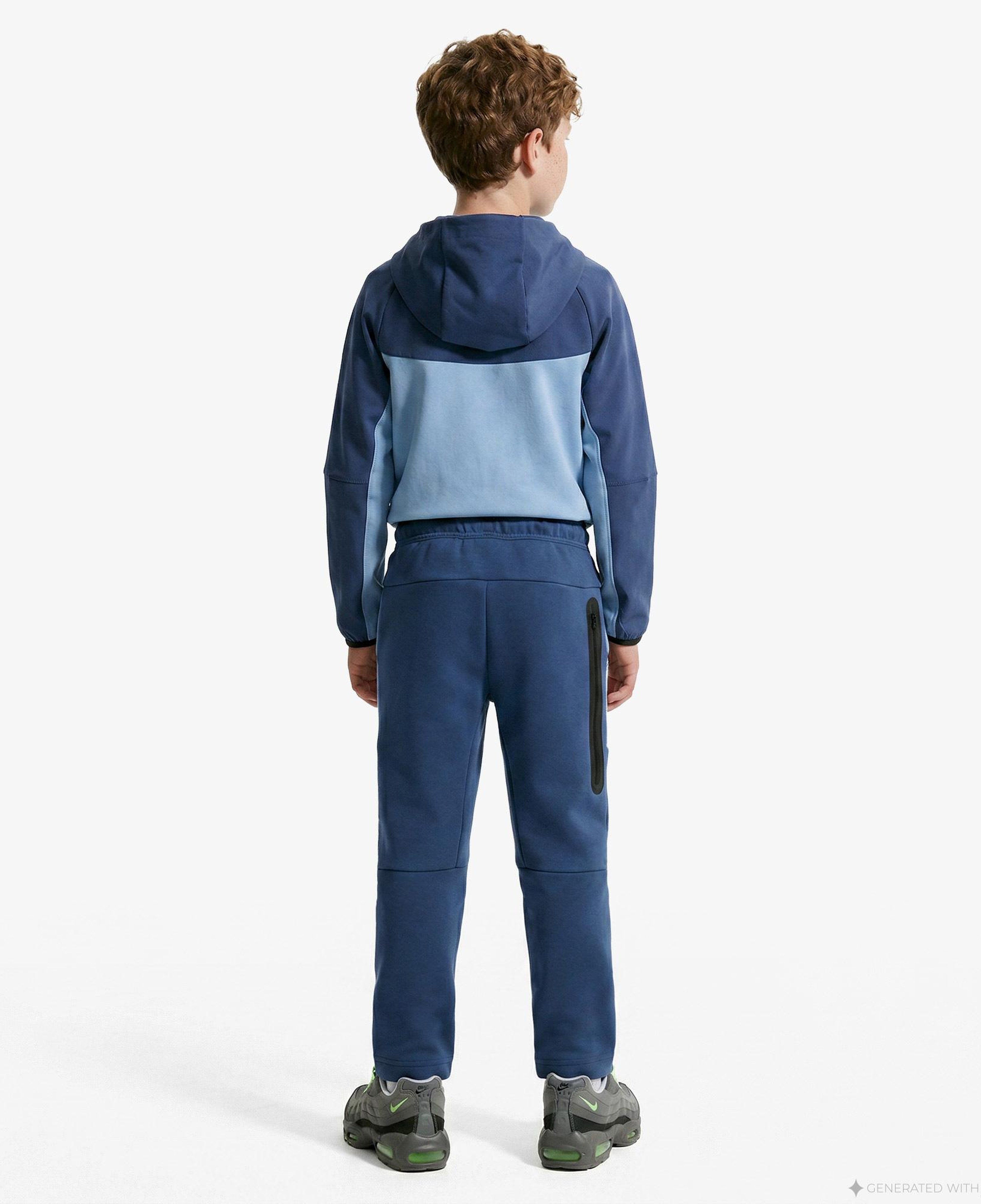 Nike Sportswear Tech Fleece Çocuk Mavi Eşofman Altı