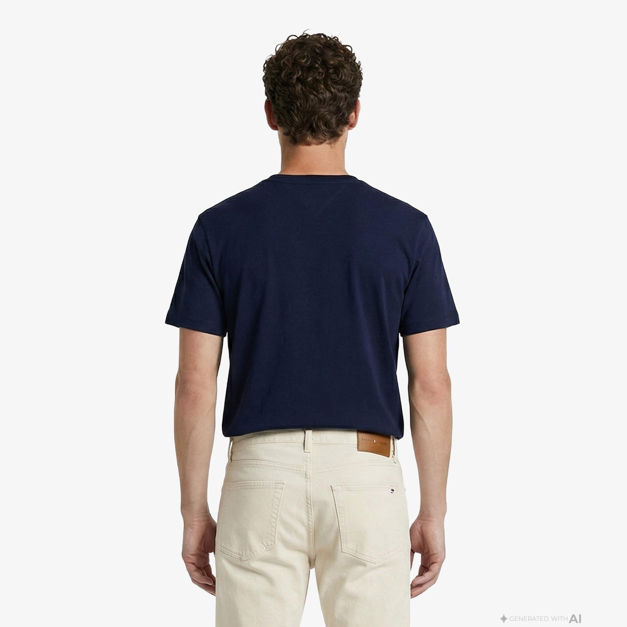 Tommy Hilfiger Core Essentials Erkek Lacivert T-Shirt