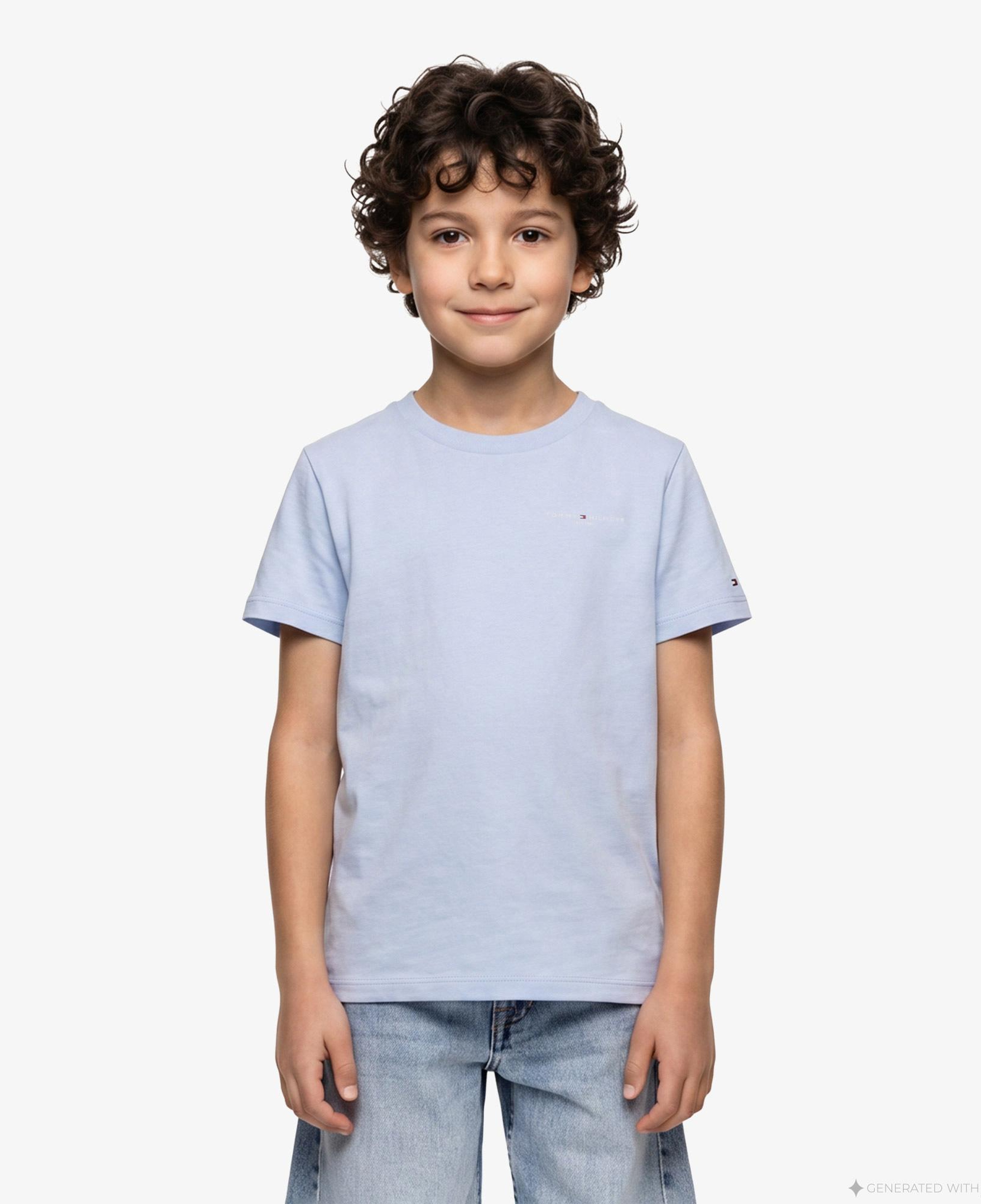Tommy Hilfiger Mini Corp Çocuk Mavi T-Shirt