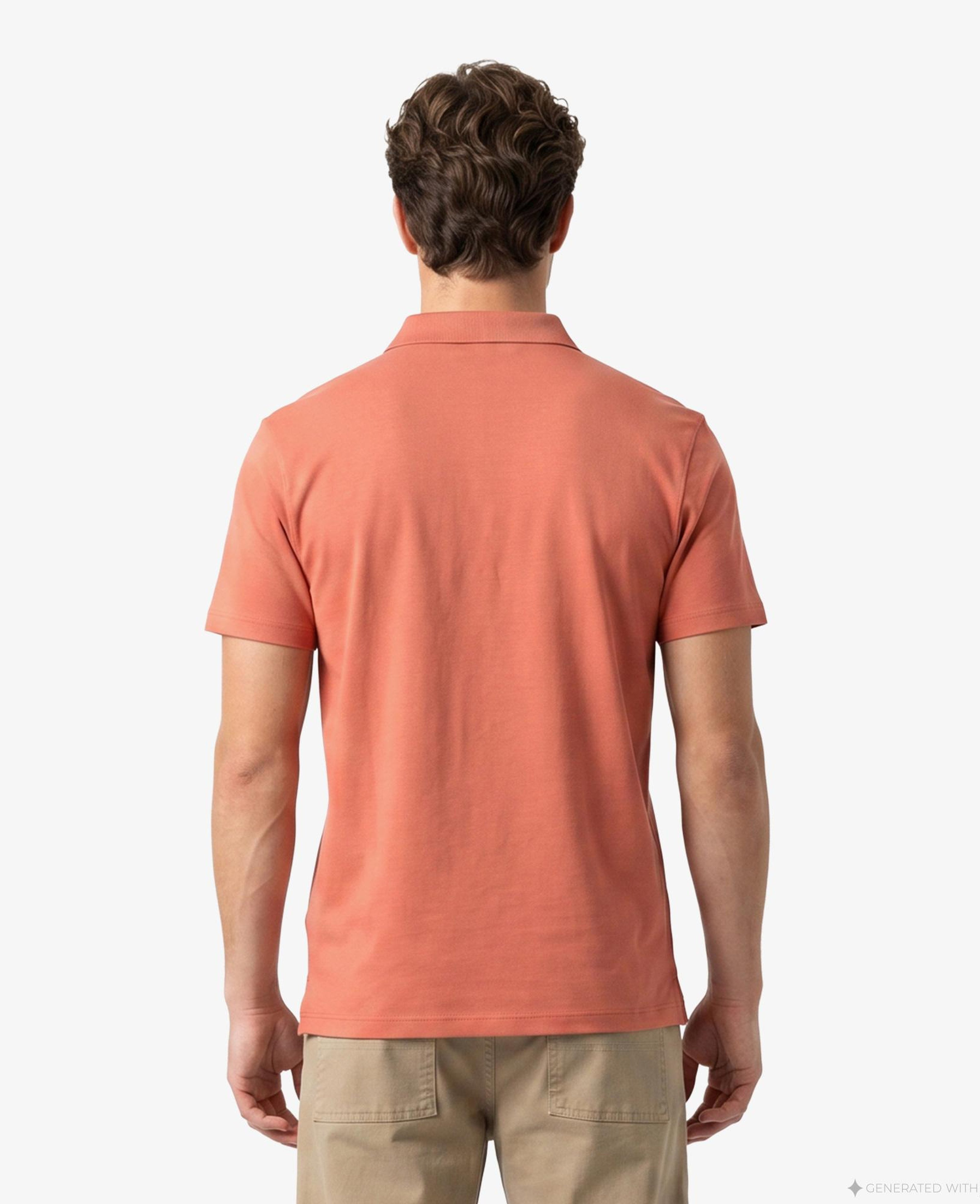 Calvin Klein Supima Chest Emb Erkek Kahverengi Polo