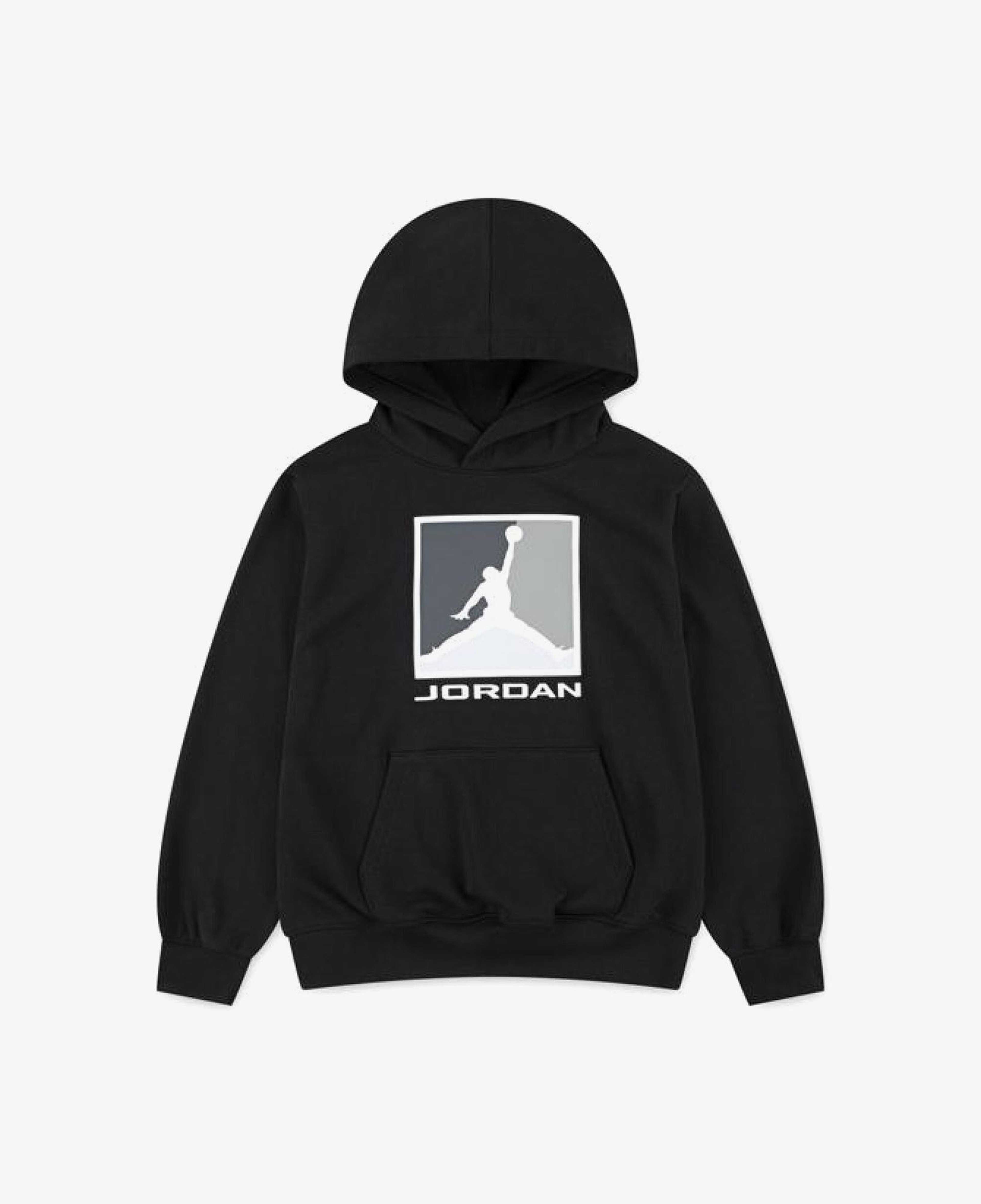 Jordan Baseline Çocuk Siyah Kapüşonlu Sweatshirt