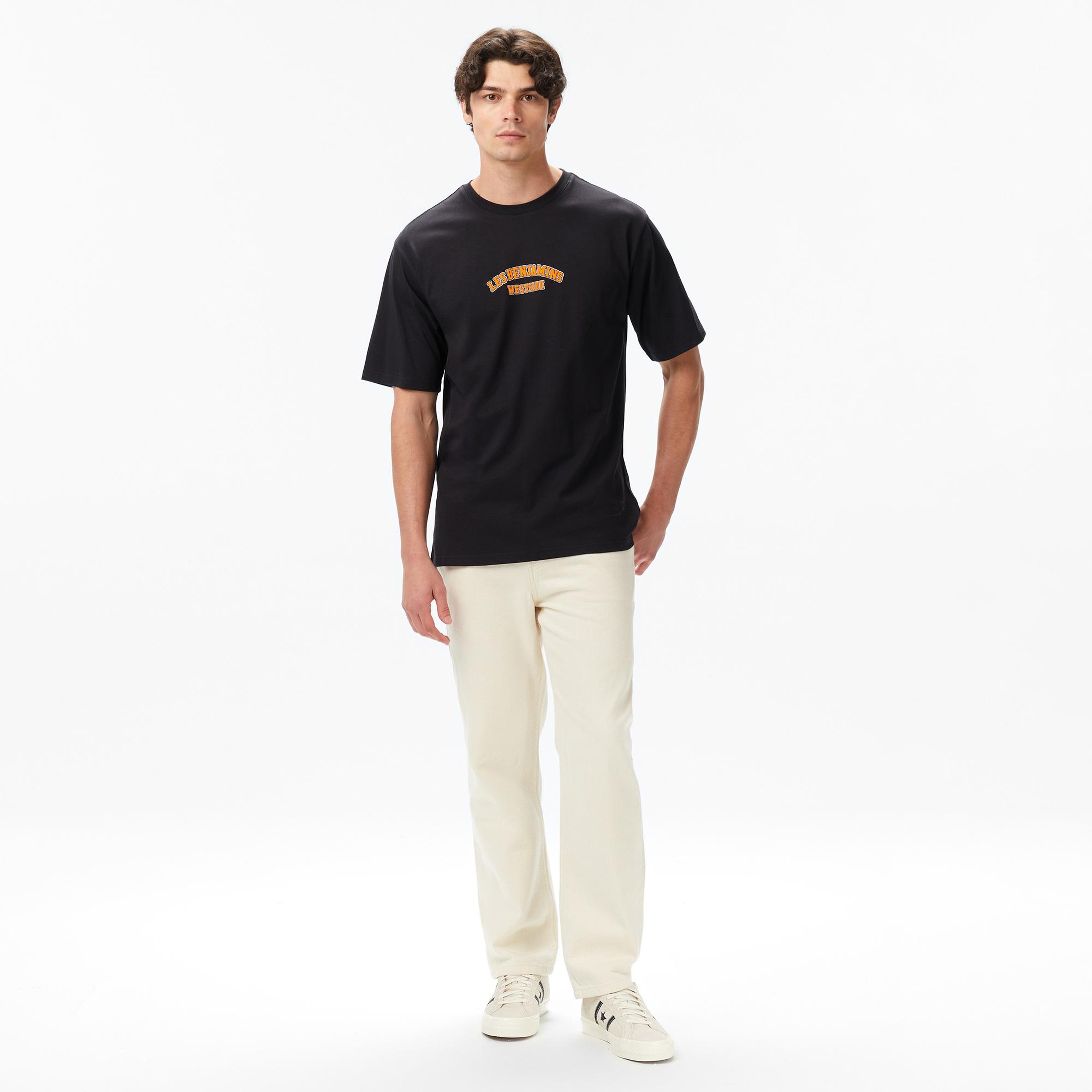 Les Benjamins Erkek Siyah T-Shirt