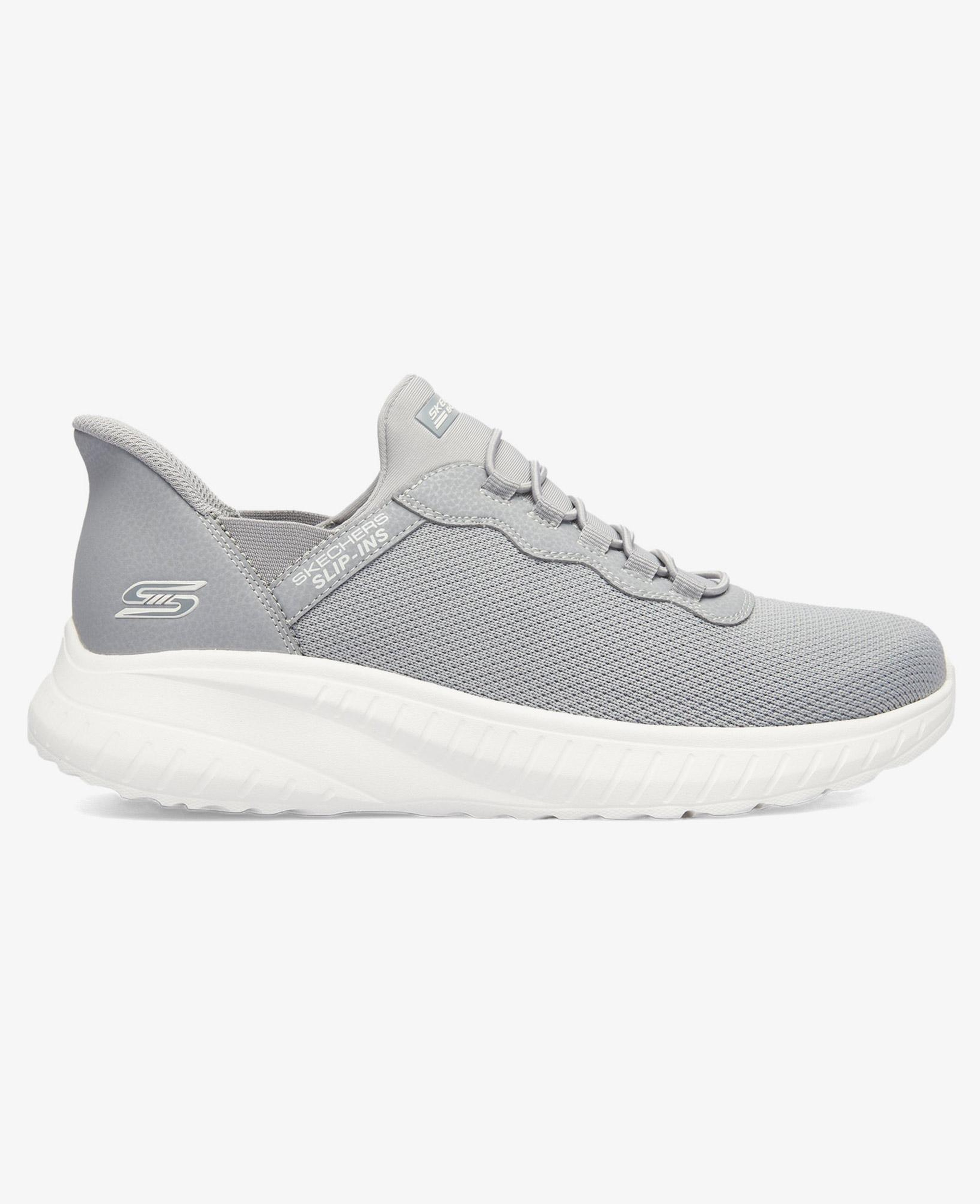 Skechers Bob Squad Daily Erkek Gri Spor Ayakkabı